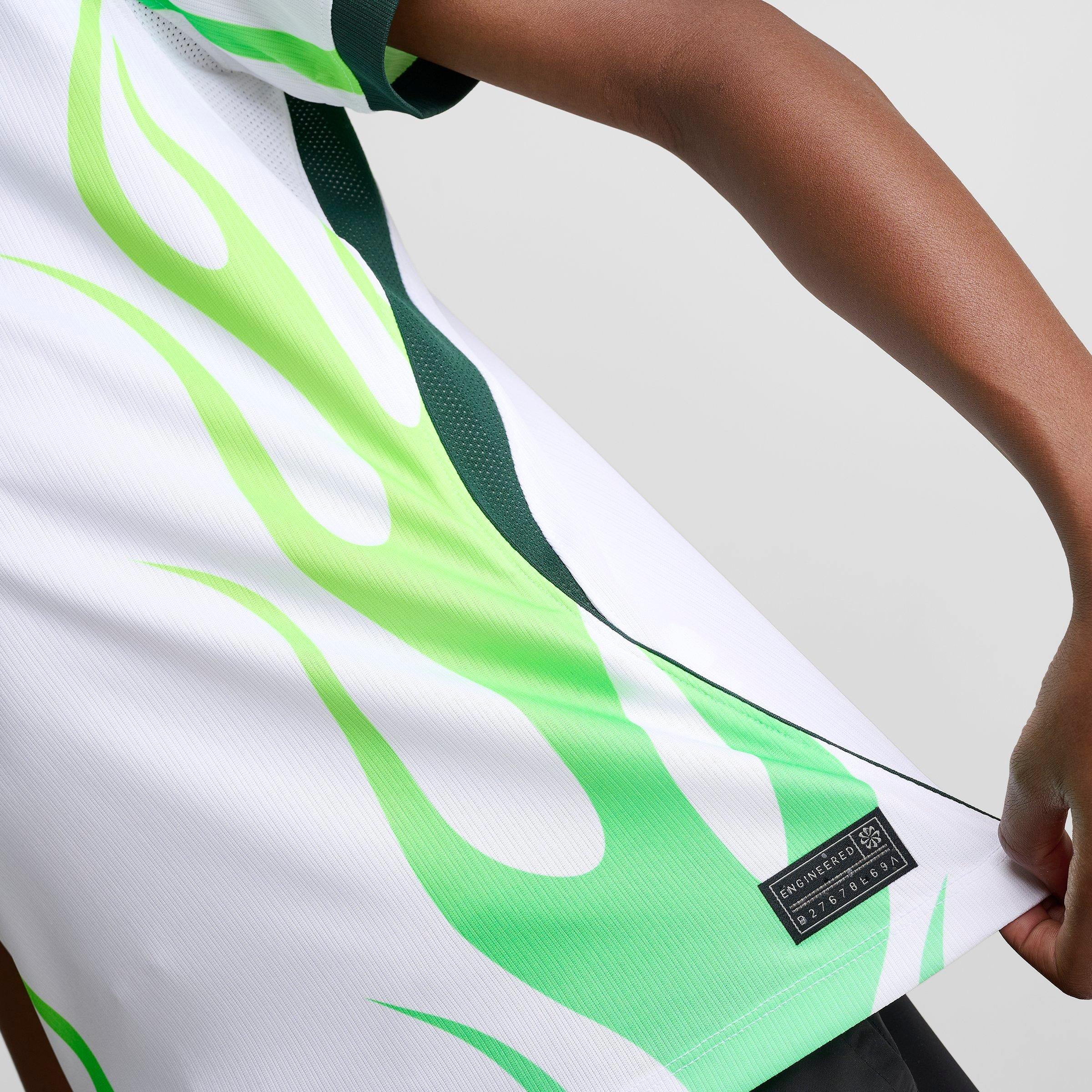 Big Kids' Nike Nigeria 26 Stadium Away Dri-FIT Replica Soccer Jersey