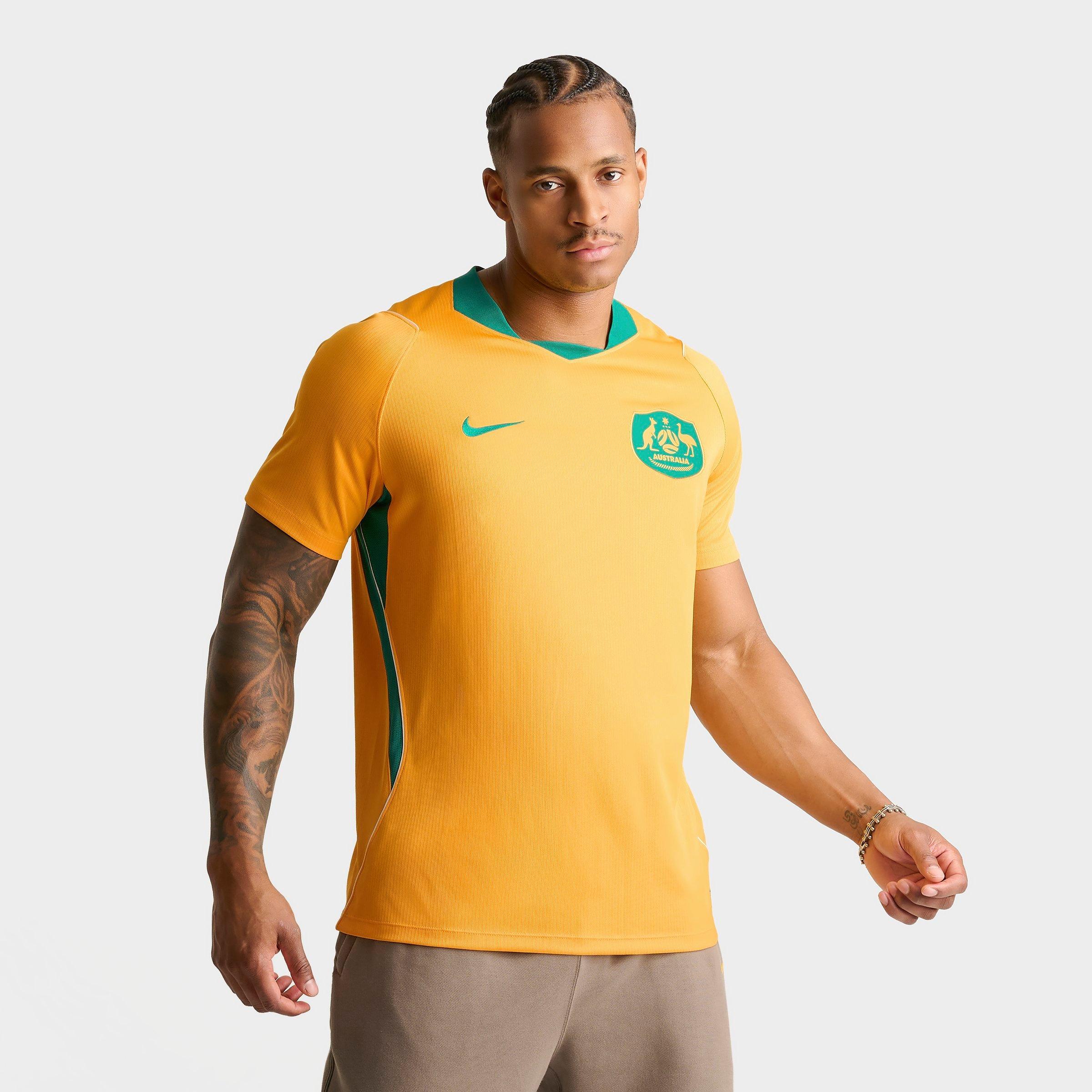 Men's Nike Australia 2026 Stadium Home Dri-FIT Replica Soccer Jersey