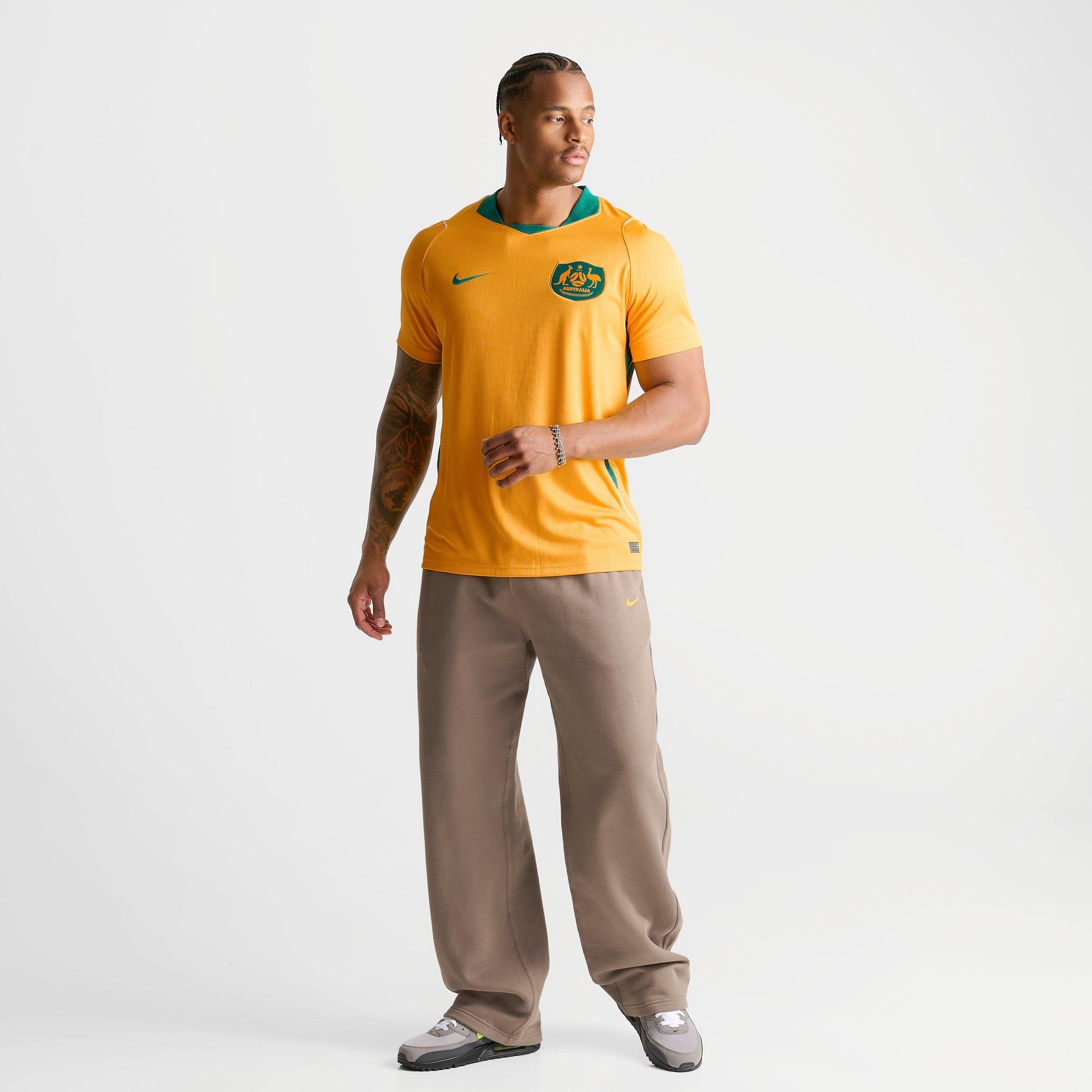 Men's Nike Australia 2026 Stadium Home Dri-FIT Replica Soccer Jersey