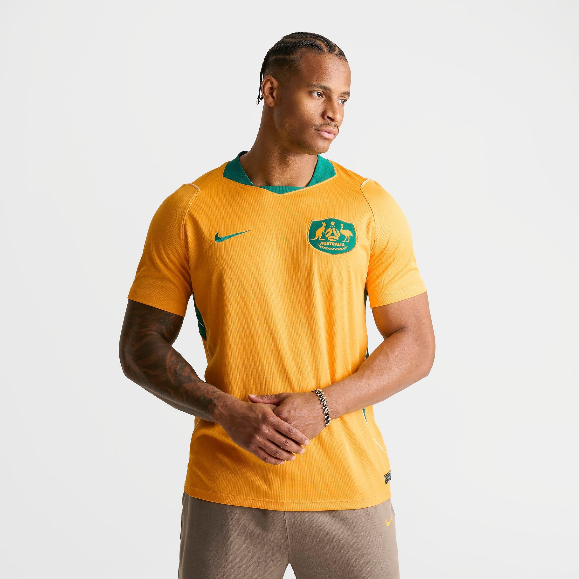 Men's Nike Australia 2026 Stadium Home Dri-FIT Replica Soccer Jersey