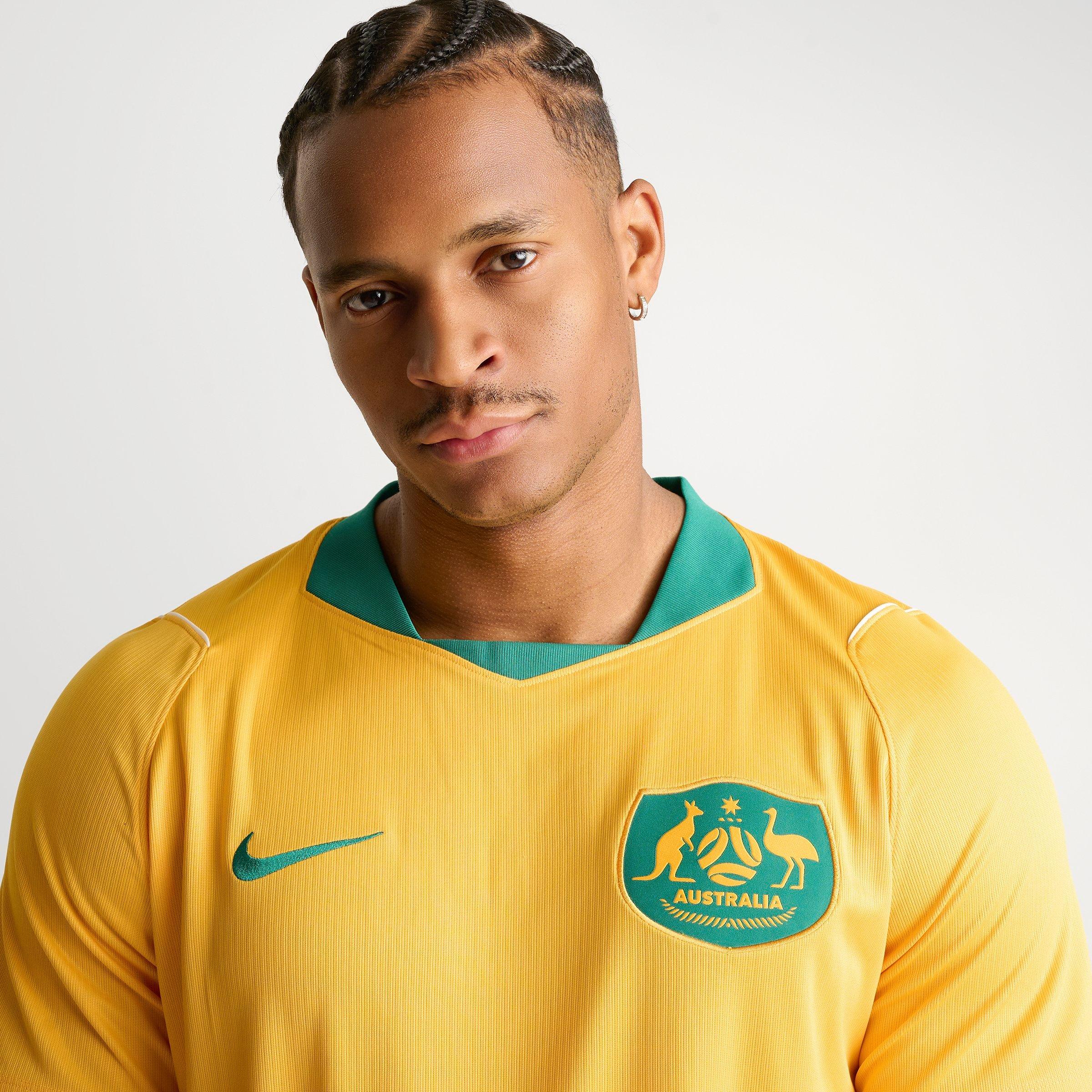 Men's Nike Australia 2026 Stadium Home Dri-FIT Replica Soccer