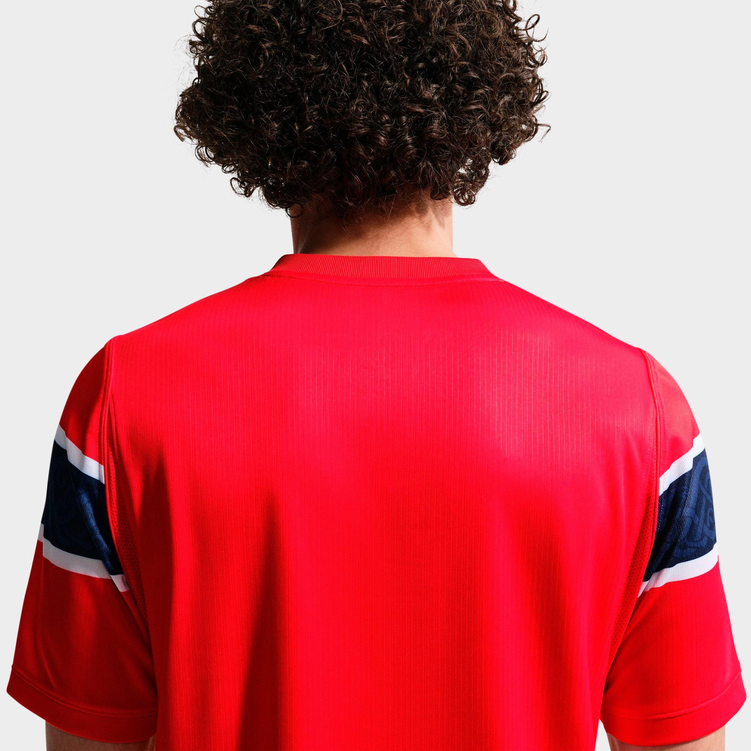 Men's Nike Norway 2026 Stadium Home Dri-FIT Replica Soccer Jersey