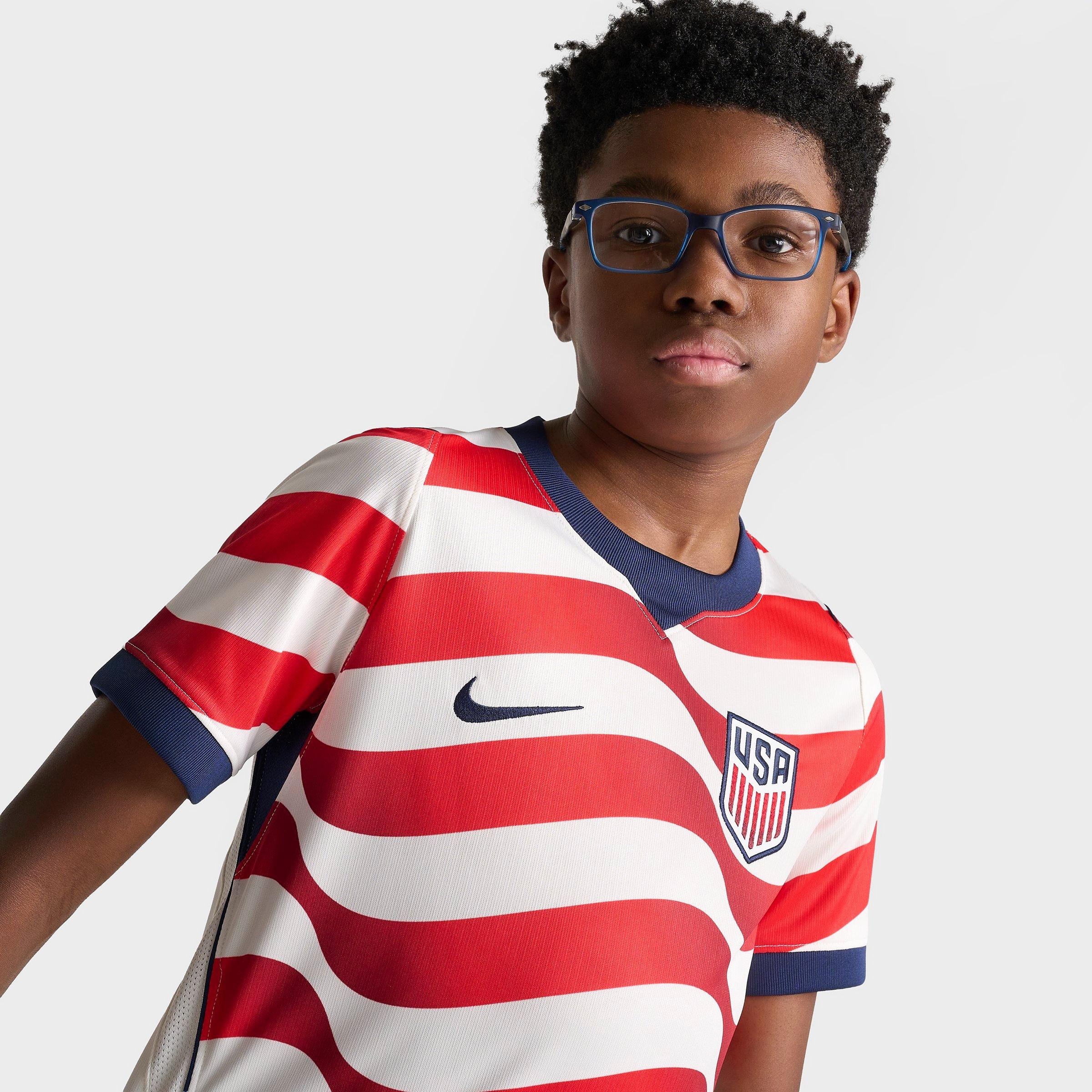 Big Kids' Nike USA 26 Stadium Home Dri-FIT Replica Soccer Jersey