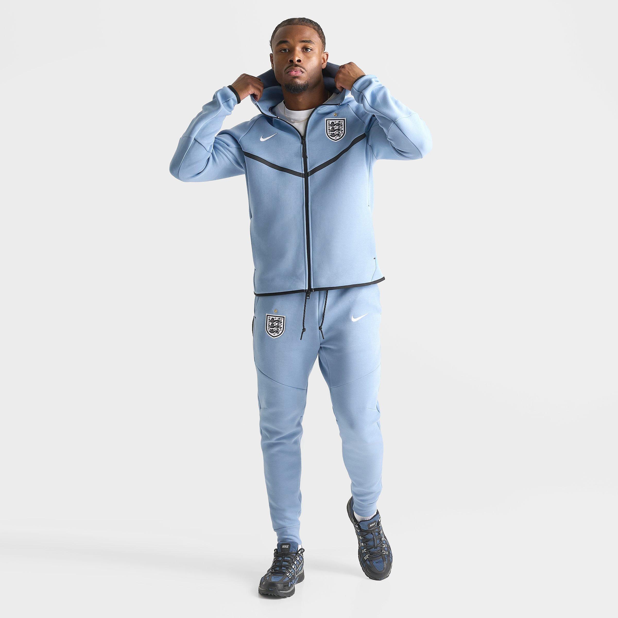 Men's Nike England Soccer Tech Fleece Windrunner Full-Zip Hoodie