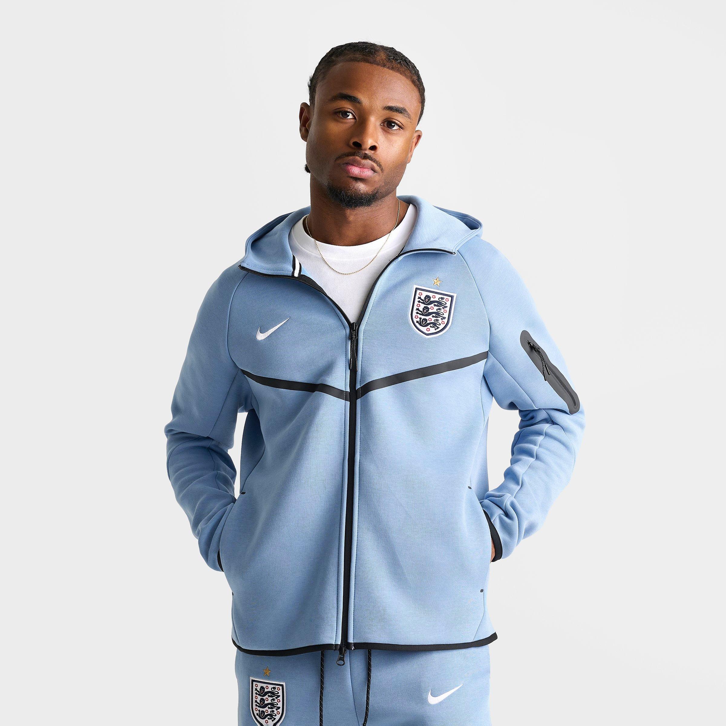 Men's Nike England Soccer Tech Fleece Windrunner Full-Zip Hoodie