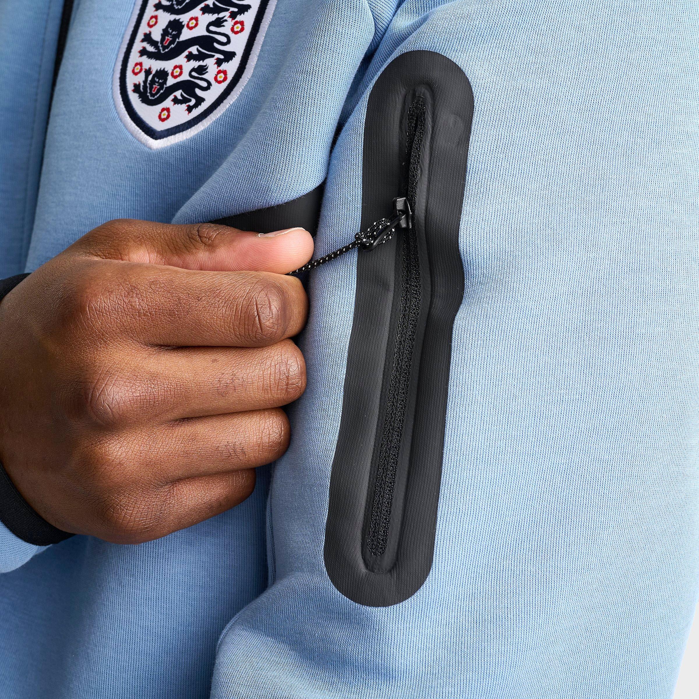 Men's Nike England Soccer Tech Fleece Windrunner Full-Zip Hoodie