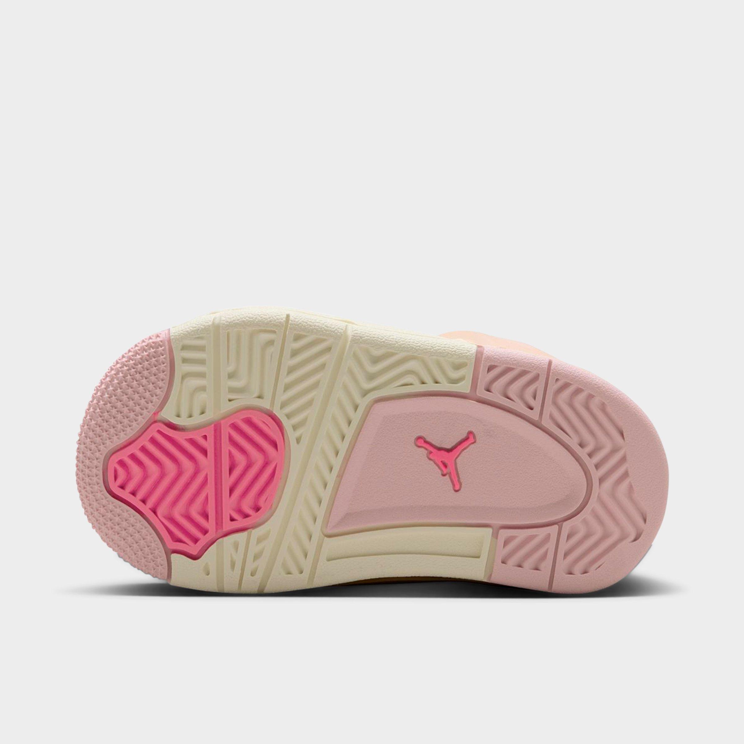Kids' Toddler Air Jordan Retro 4 Textile Basketball Shoes