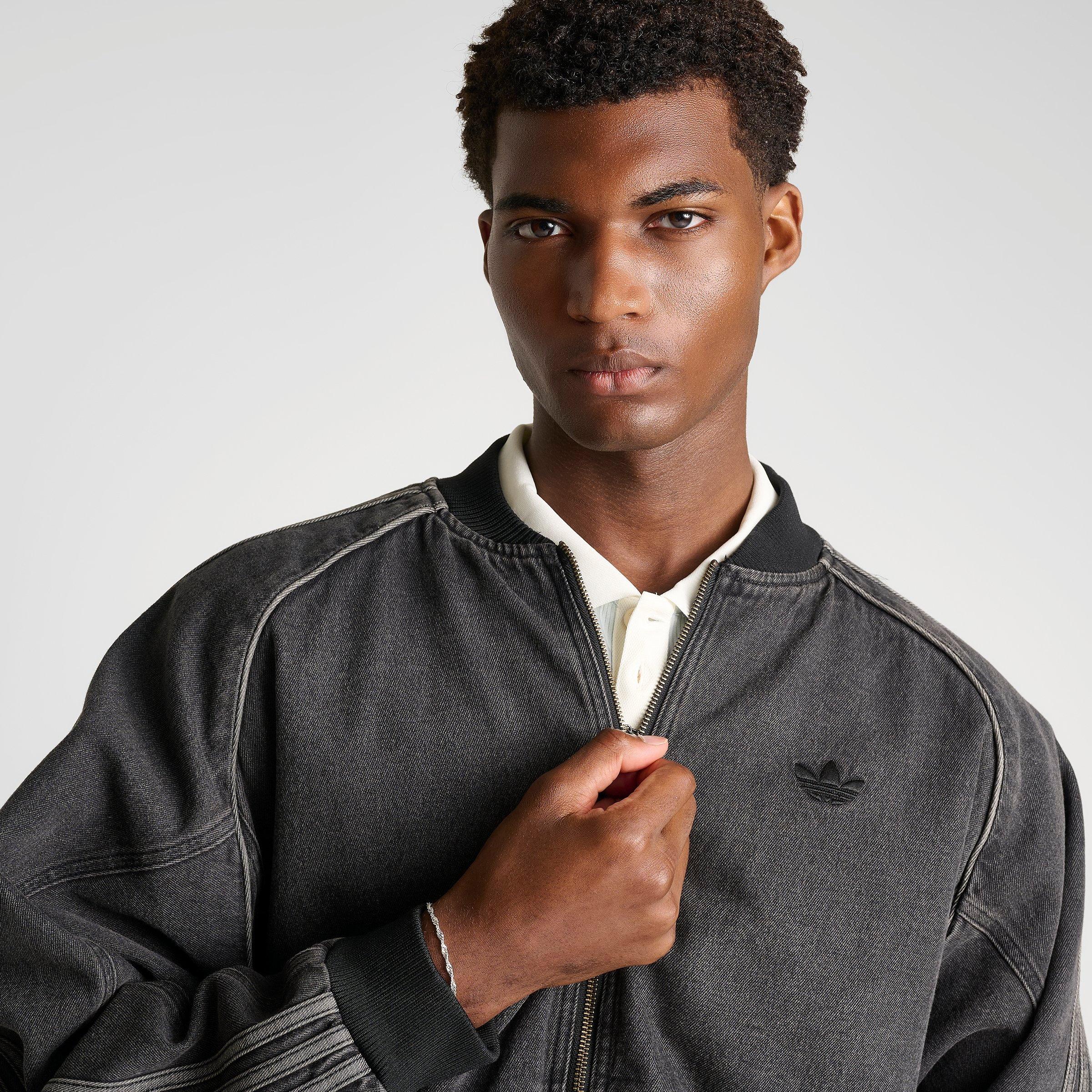 Men's adidas Originals SST Denim Full-Zip Track Top