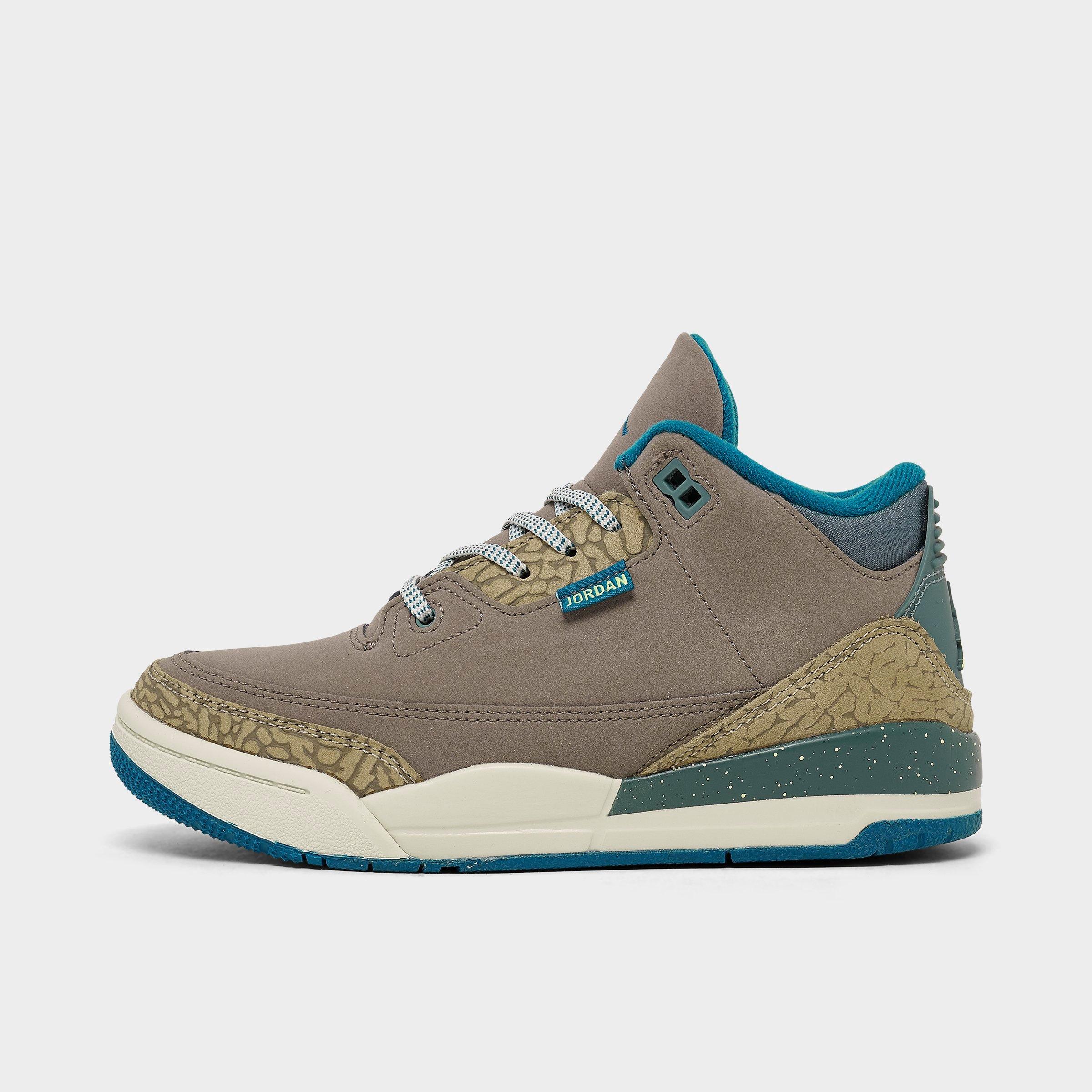 Jordan PS Air Jordan 3 Retro - Olive Grey / Green Abyss / Khaki / Sea Glass 1.5Y