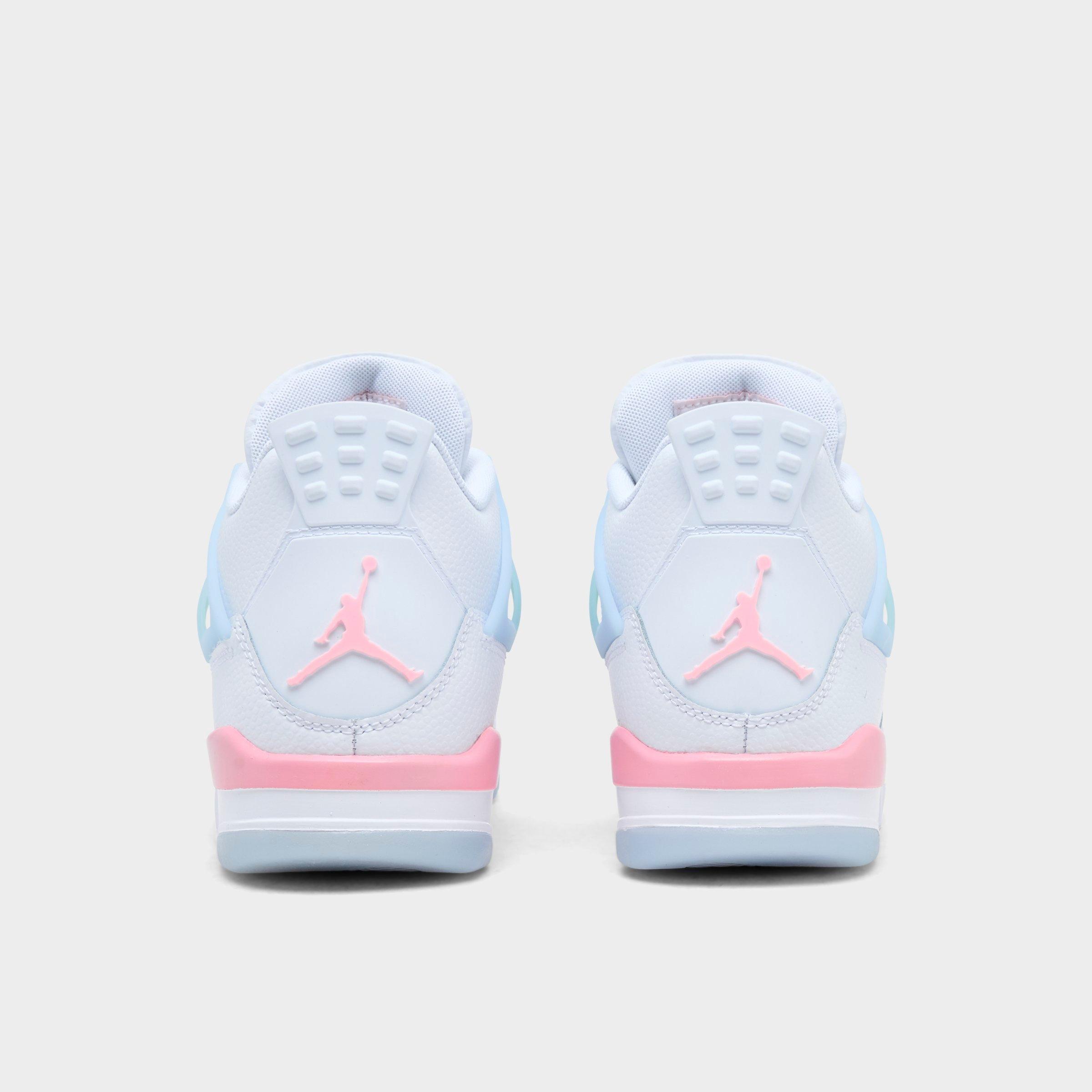 Girls' Big Kids' Air Jordan Retro 4 Basketball Shoes