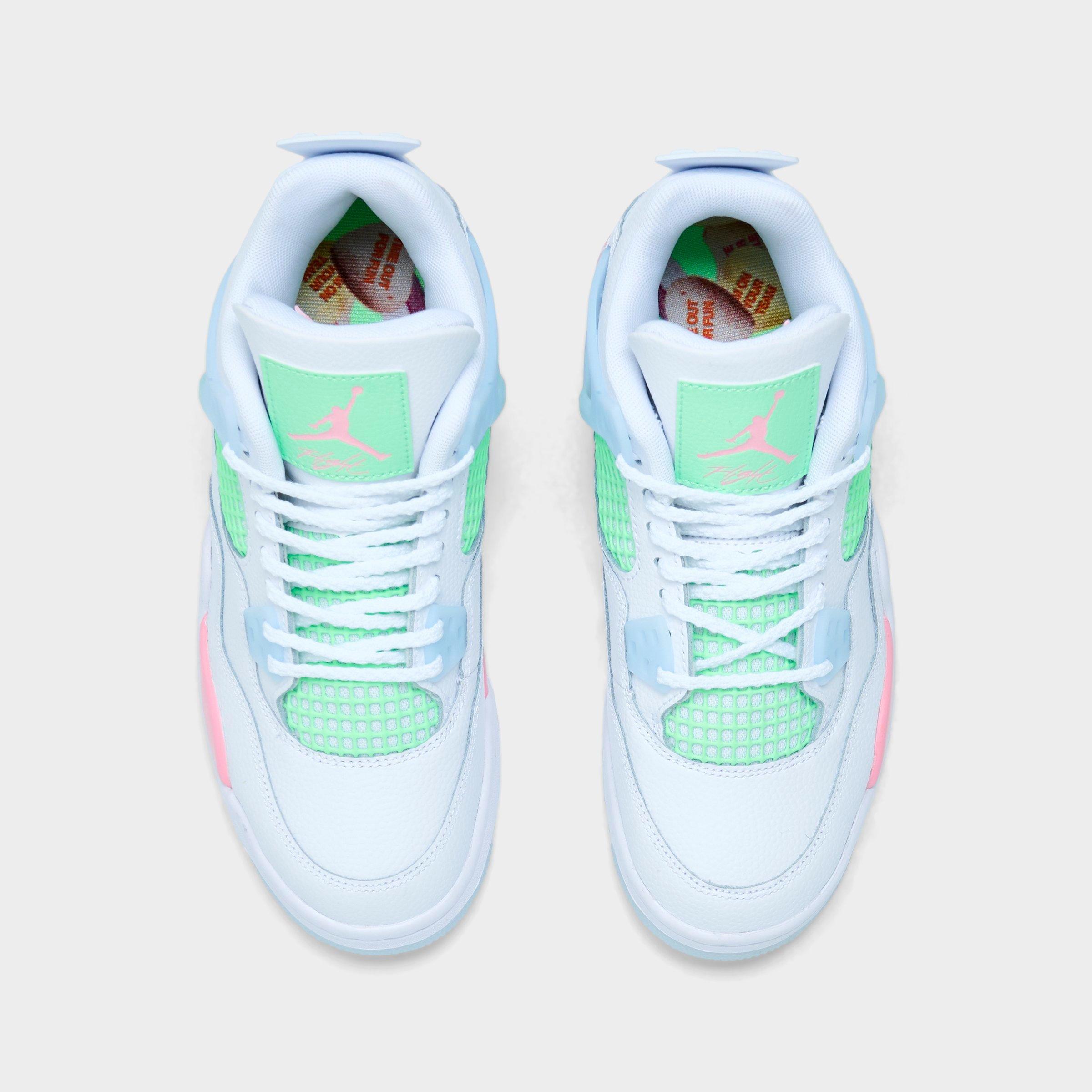 Girls' Big Kids' Air Jordan Retro 4 Basketball Shoes