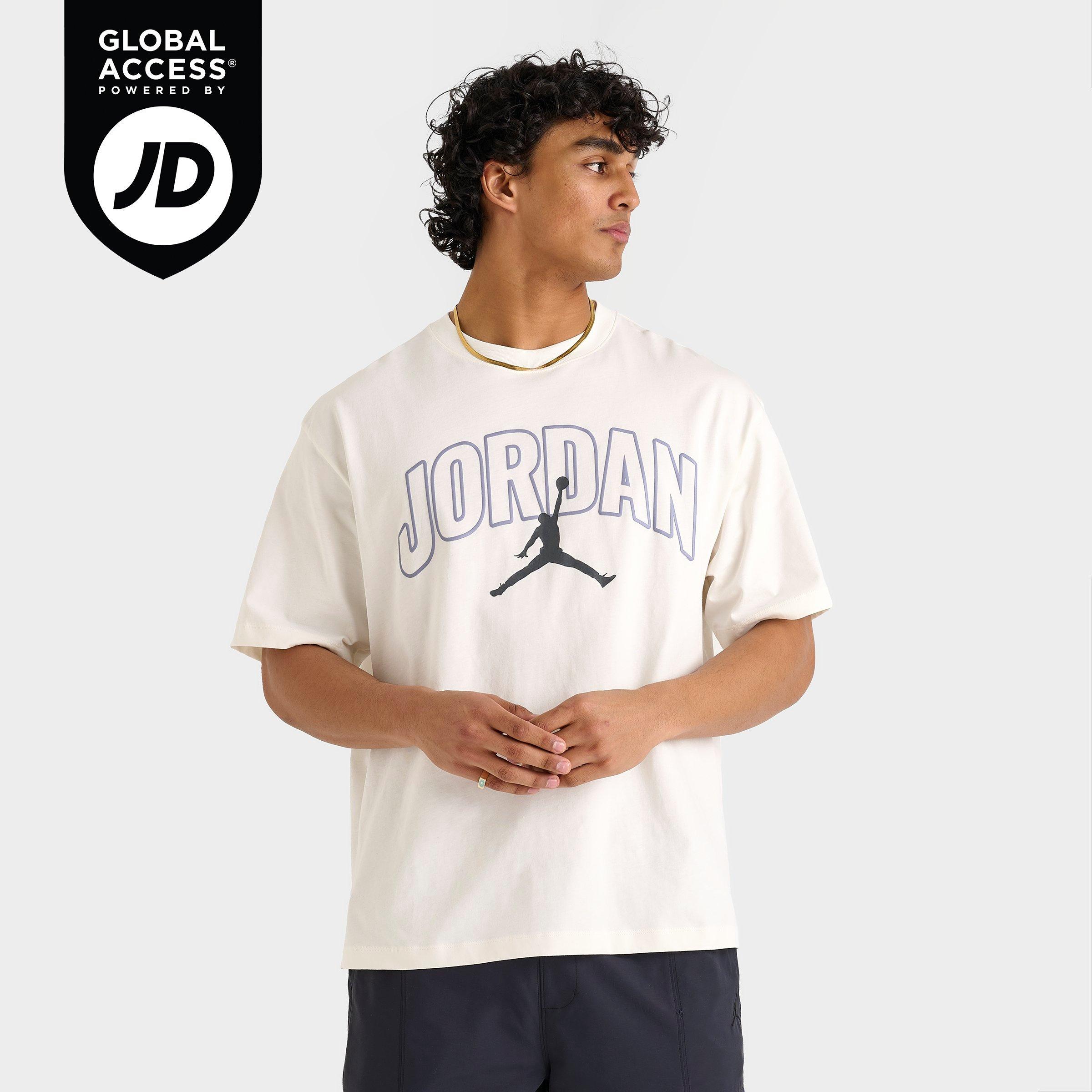 Men's Jordan Brooklyn Arch Logo T-Shirt | JD Sports