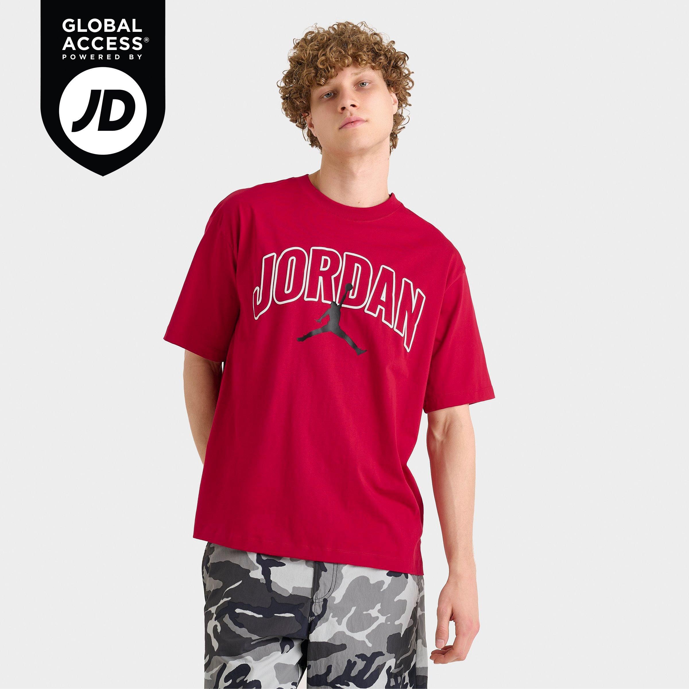 Men's Jordan Brooklyn Arch Logo T-Shirt | JD Sports