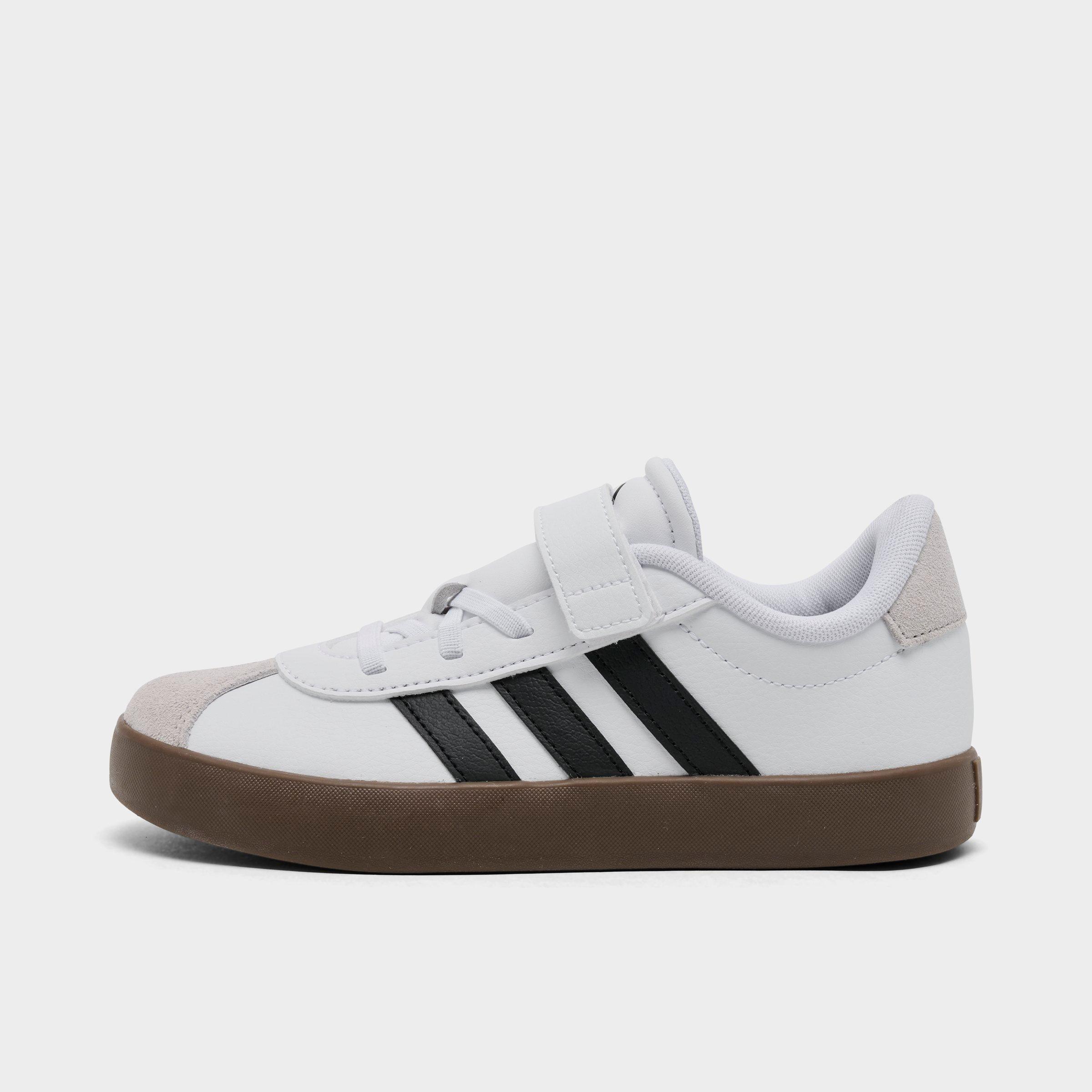 Little Kids' adidas VL Court 3.0 Hook-And-Loop Casual Shoes