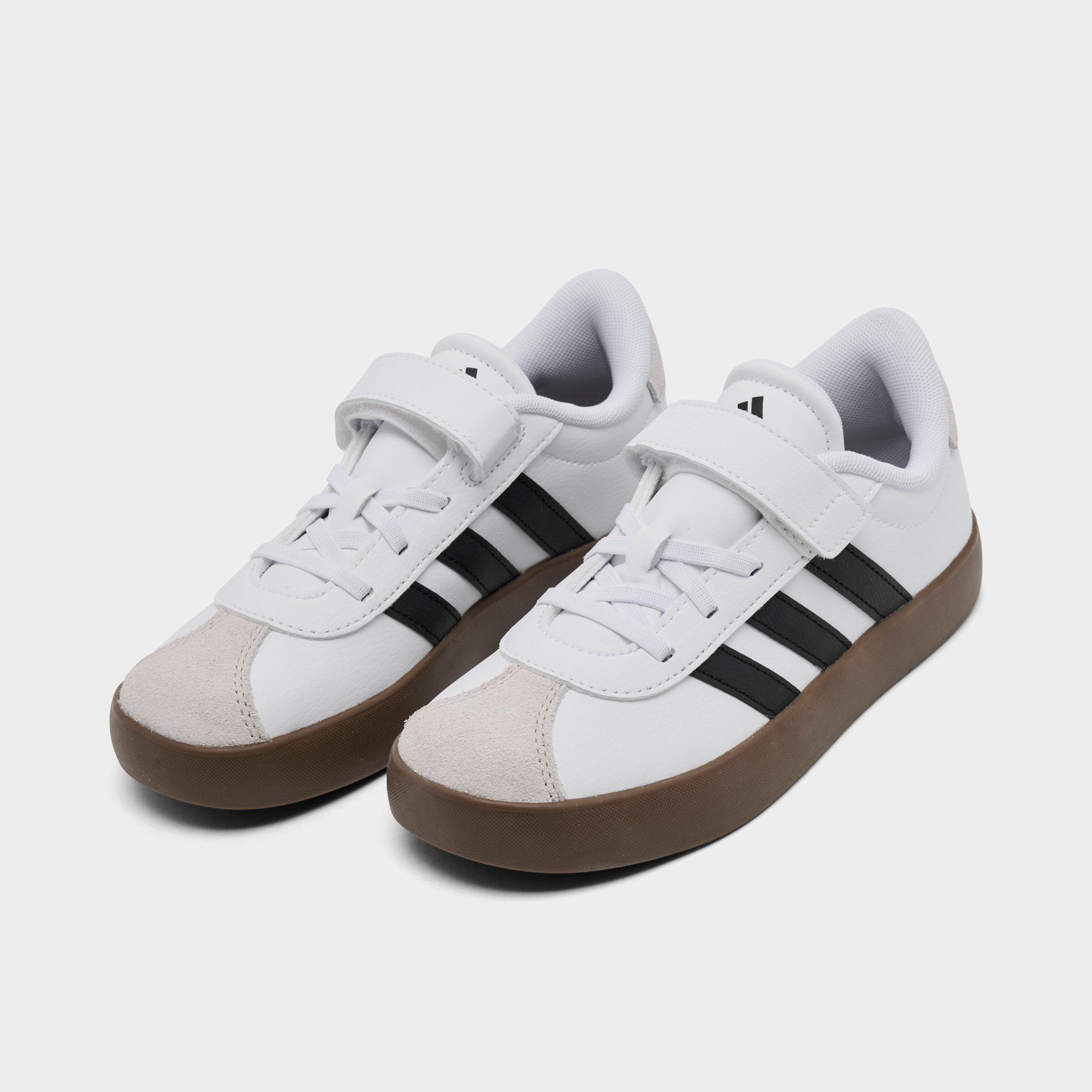 Little Kids' adidas VL Court 3.0 Hook-And-Loop Casual Shoes
