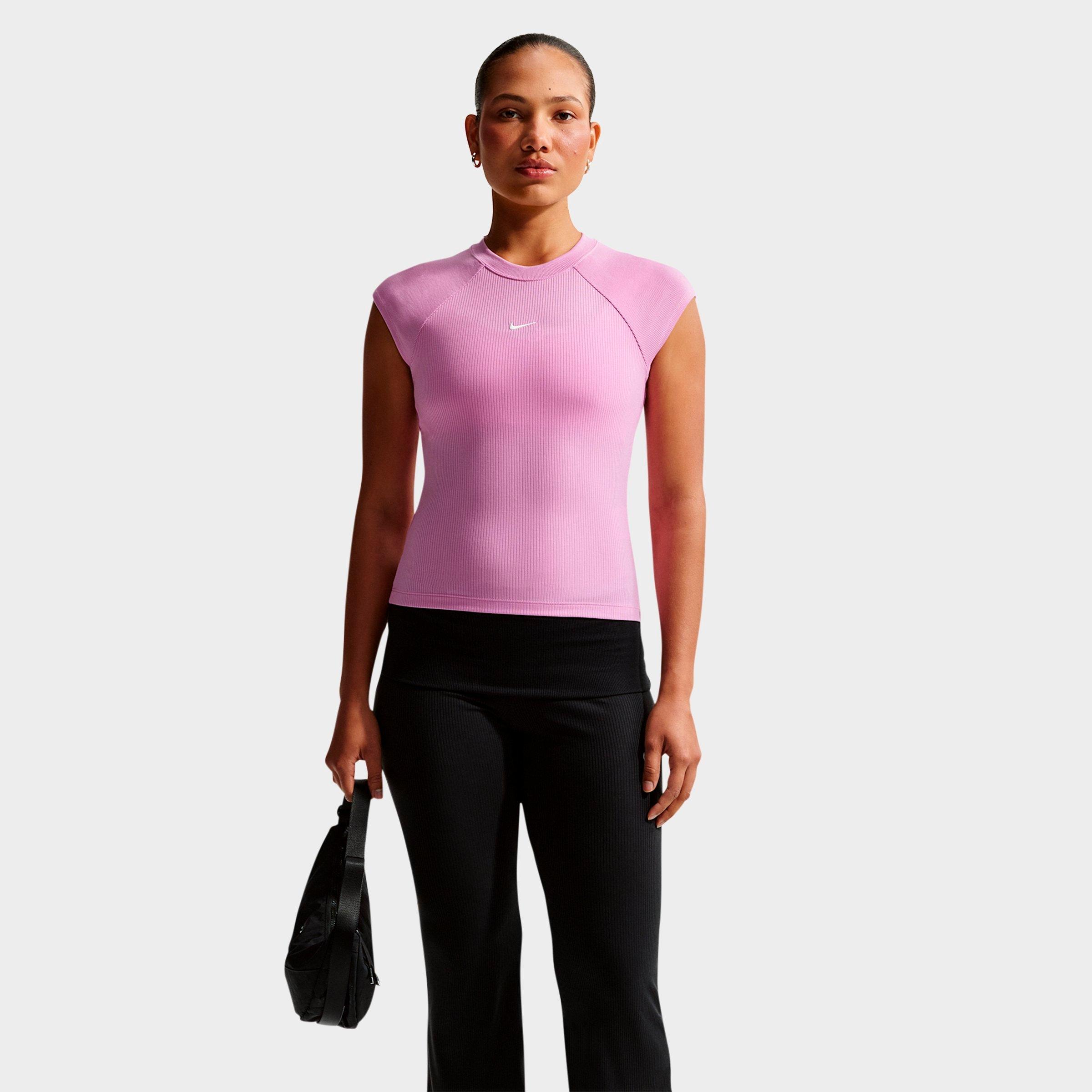Women's Nike Sportswear Chill Knit Tight Short-Sleeve Ribbed Top