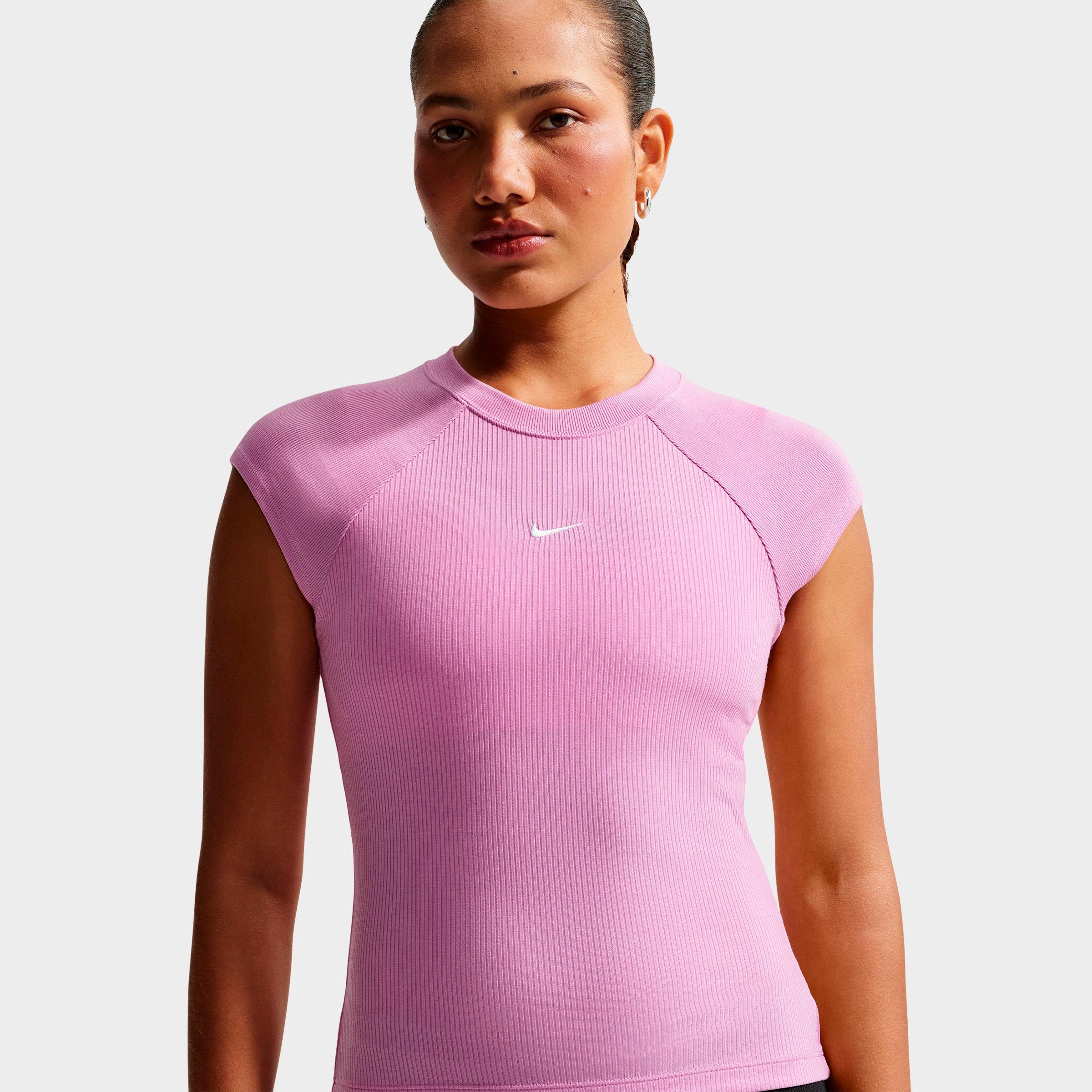 Women's Nike Sportswear Chill Knit Tight Short-Sleeve Ribbed Top