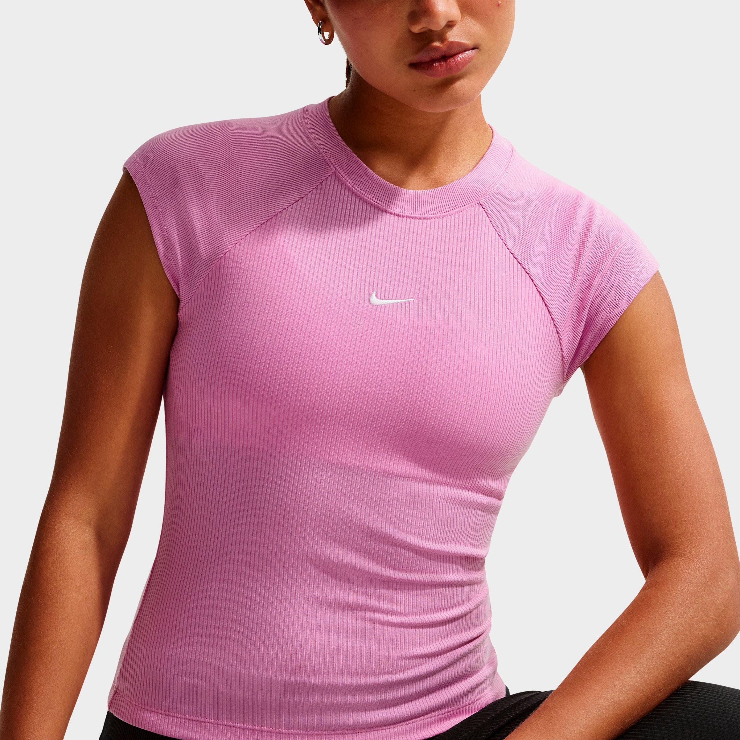 Women's Nike Sportswear Chill Knit Tight Short-Sleeve Ribbed Top