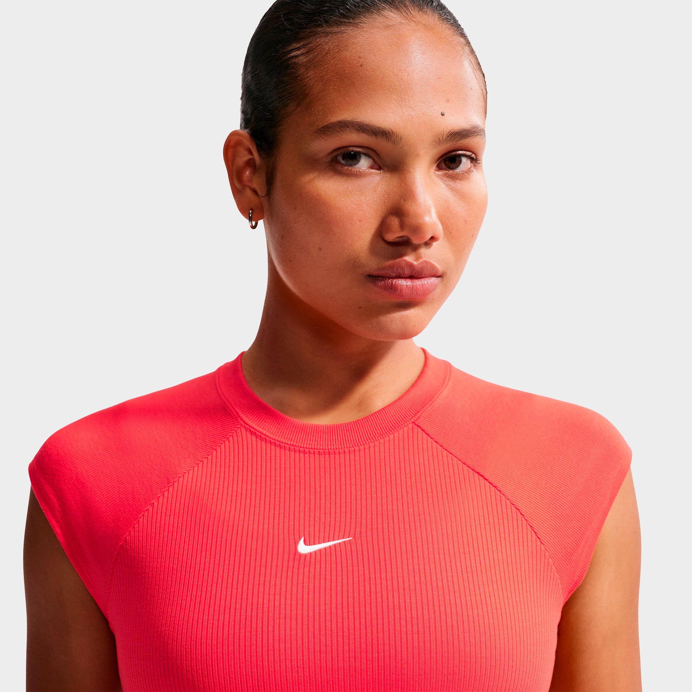 Women's Nike Sportswear Chill Knit Tight Short-Sleeve Ribbed Top