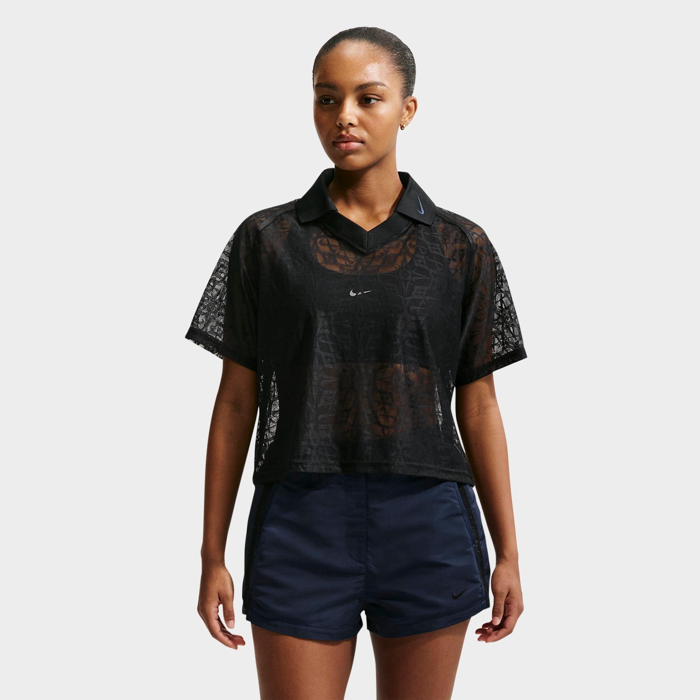 Women's Nike Sportswear Loose Lace Polo Jersey Top