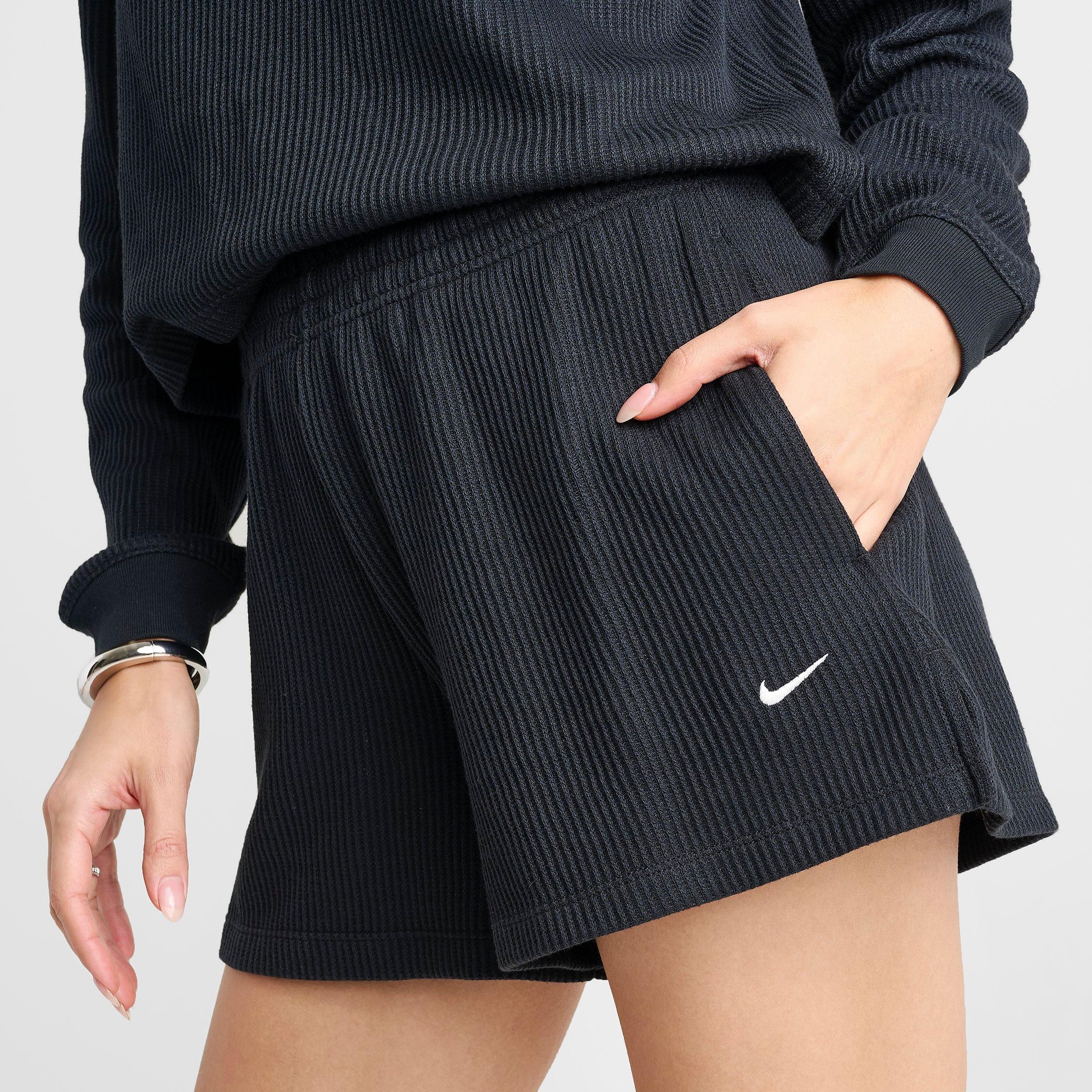 Women's Nike Sportswear Chill Waffle Loose Mid-Rise Shorts