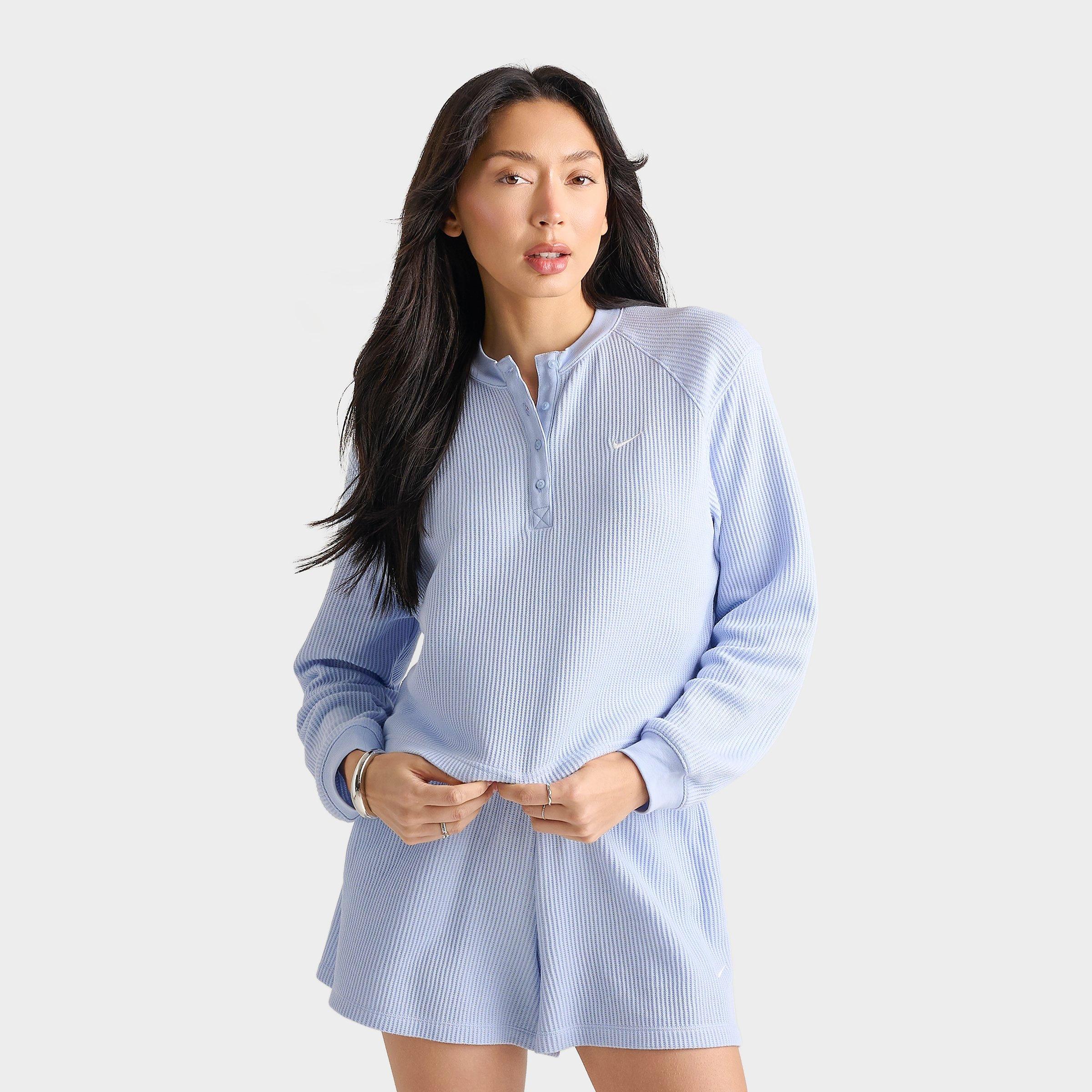 Women's Nike Sportswear Chill Waffle Oversized Long-Sleeve Henley
