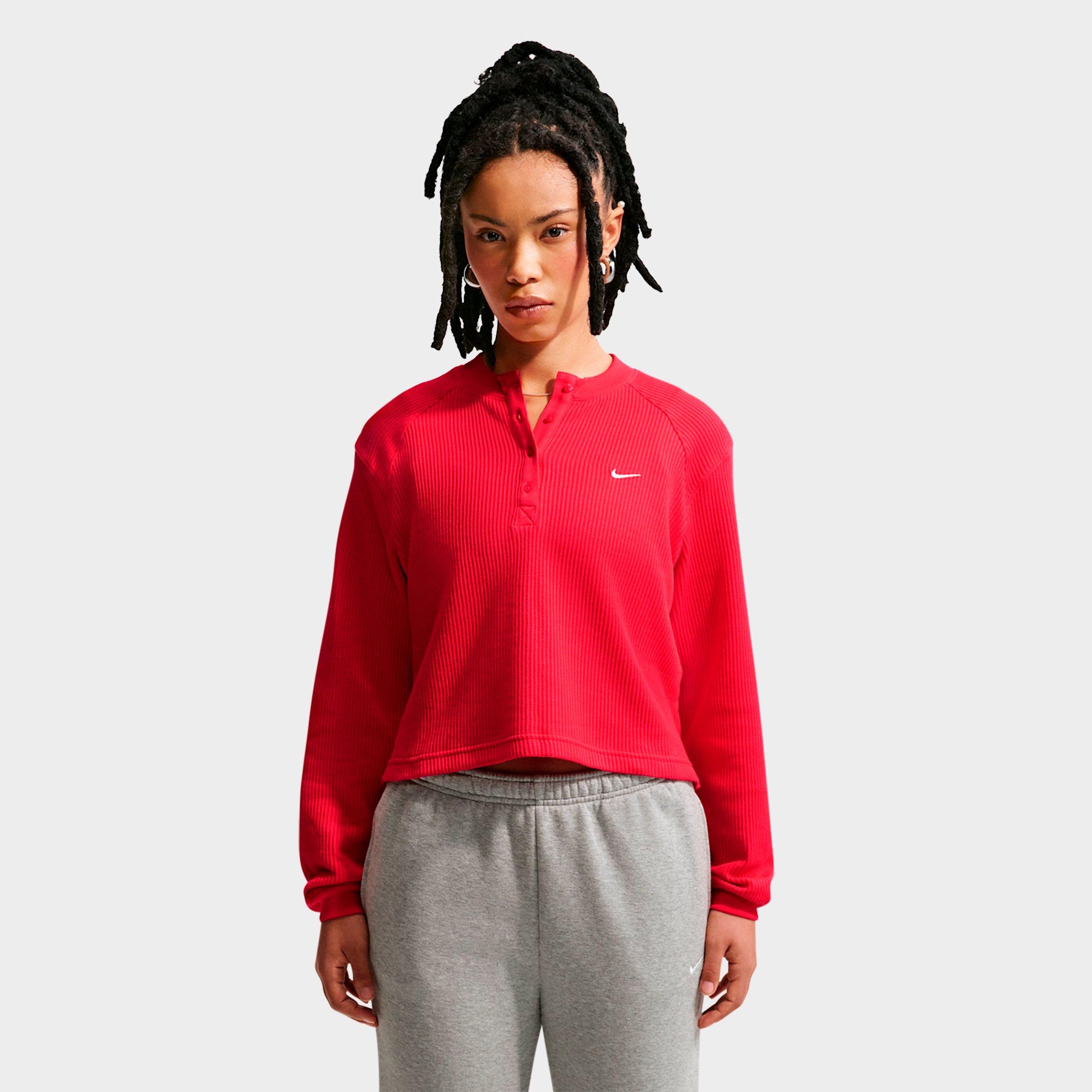 Women's Nike Sportswear Chill Waffle Oversized Long-Sleeve Henley