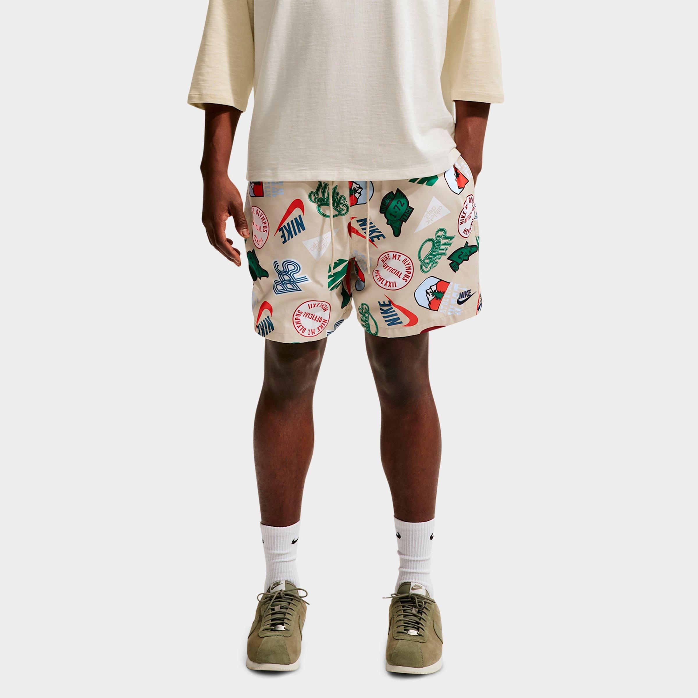 Men's Nike Sportswear Club Allover Print Woven Flow Shorts