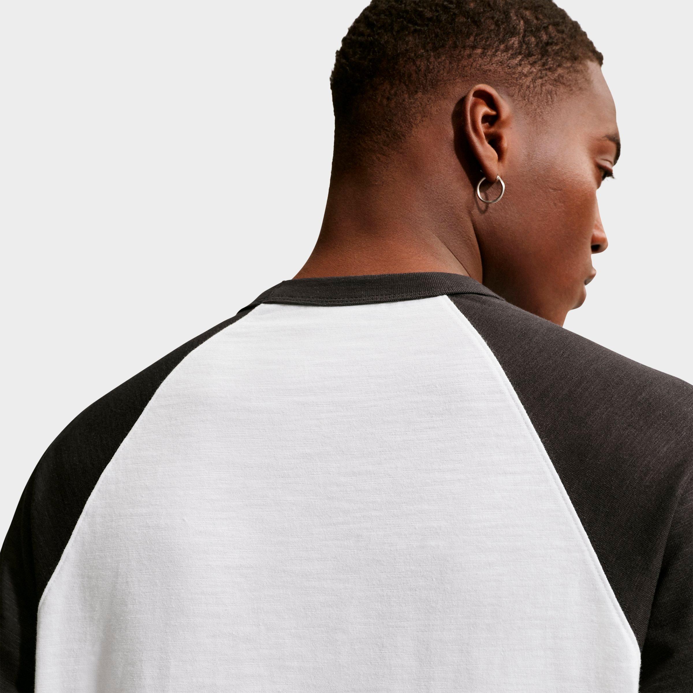 Men's Nike Sportswear Club Three Quarter-Sleeve Raglan Top