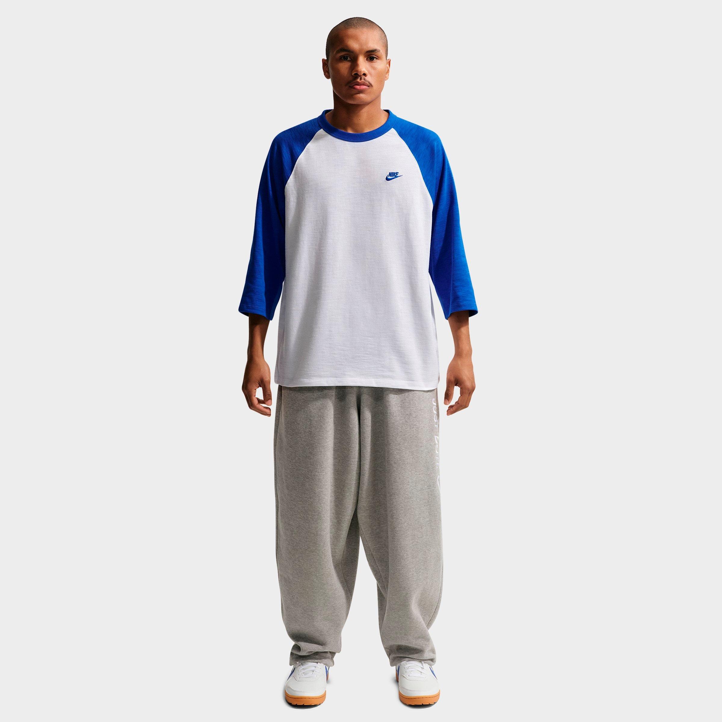 Men's Nike Sportswear Club Three Quarter-Sleeve Raglan Top | JD Sports