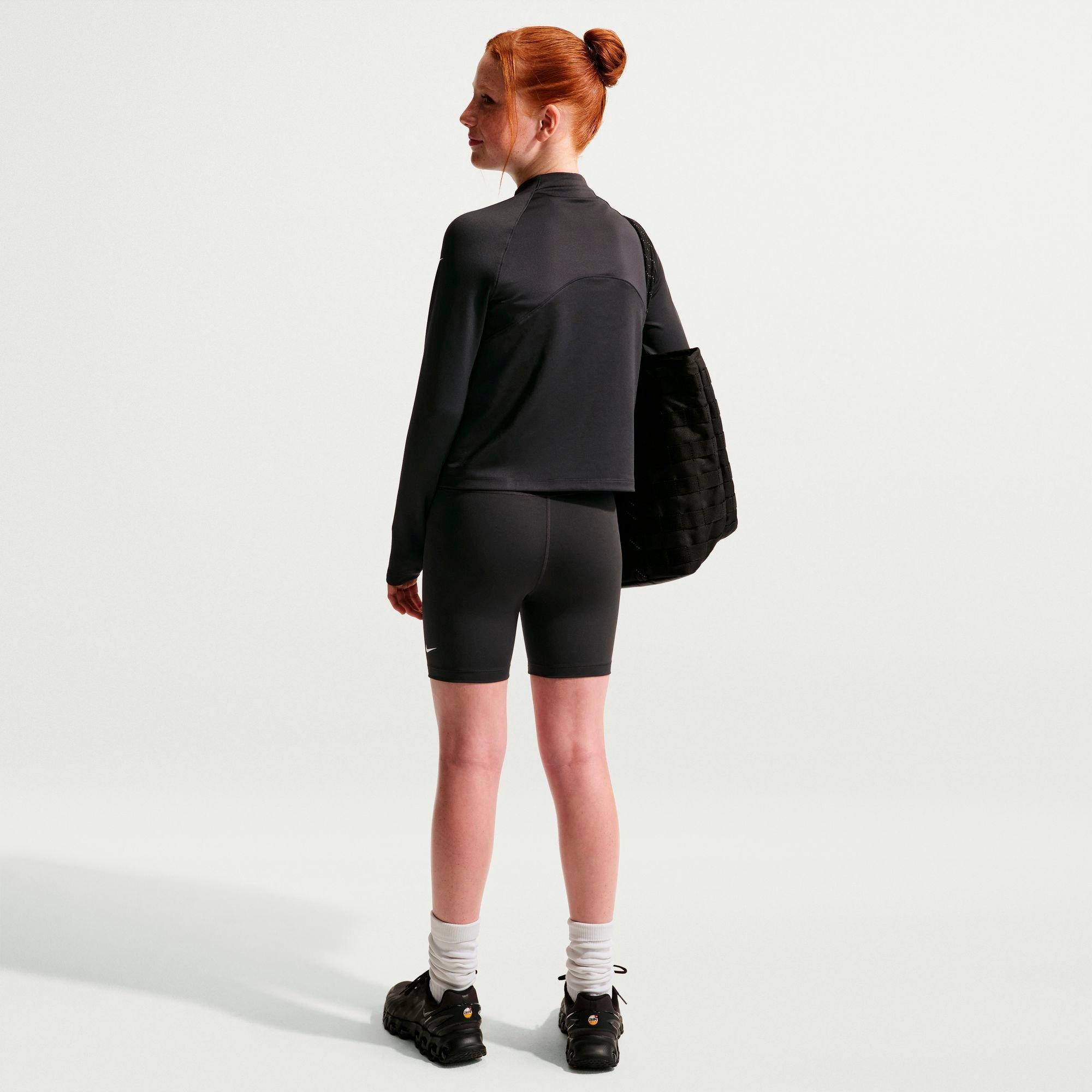 Big Kids' Girls' Nike Pro Dri-FIT Long Sleeve Half-Zip Training Top