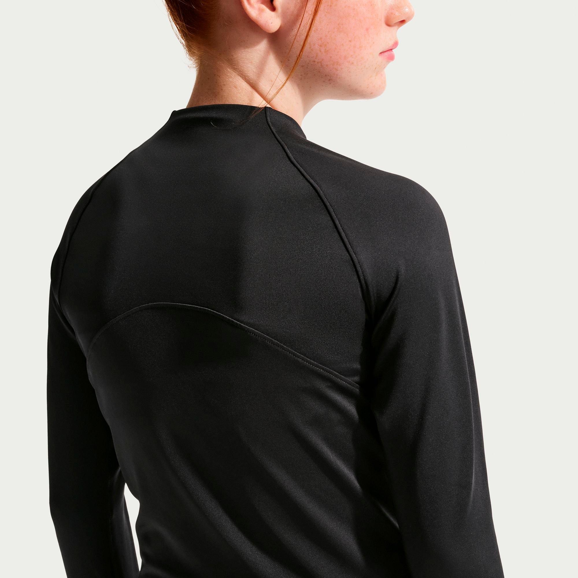 Big Kids' Girls' Nike Pro Dri-FIT Long Sleeve Half-Zip Training Top