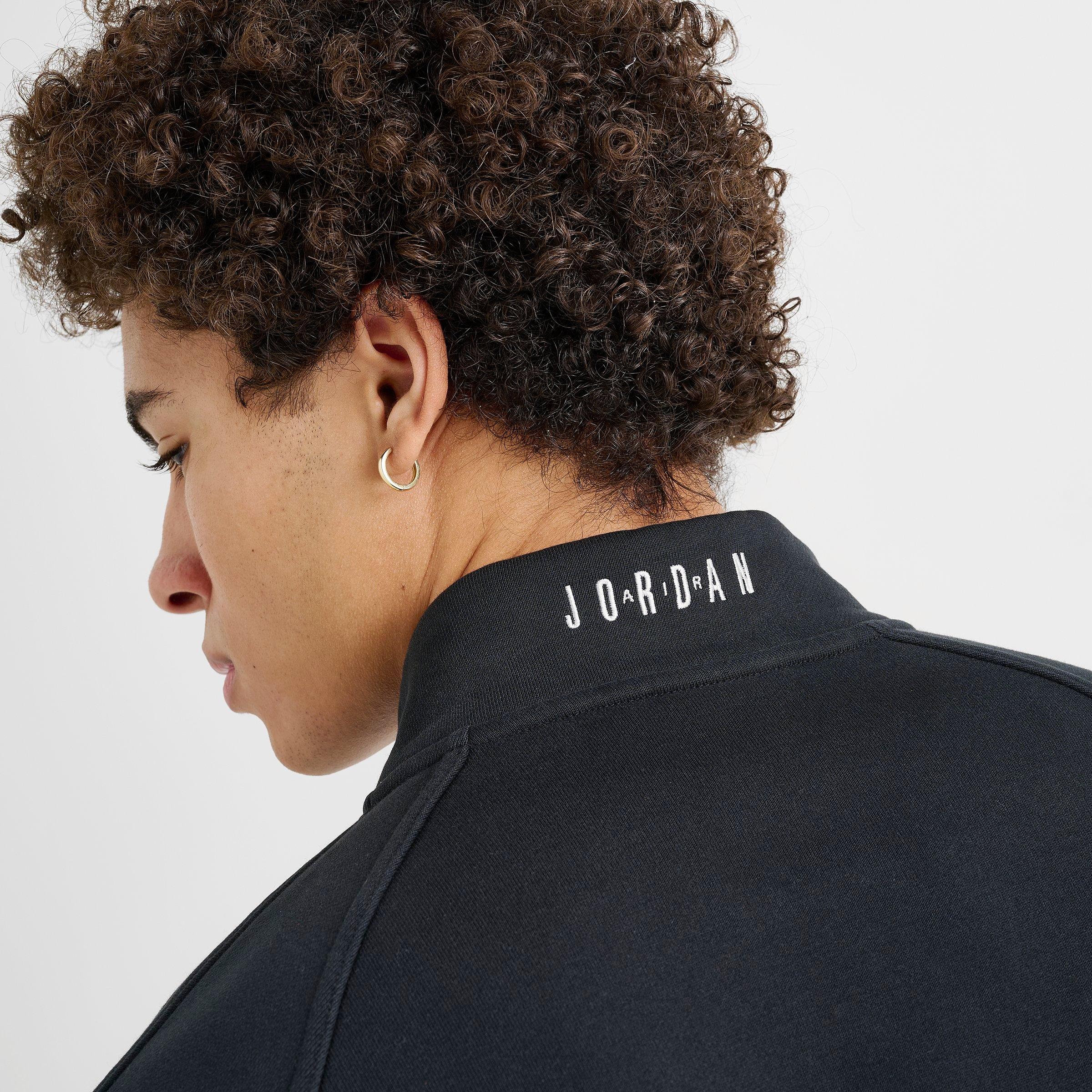 Men's Jordan Flight Graphic Fleece Quarter-Zip Pullover Top