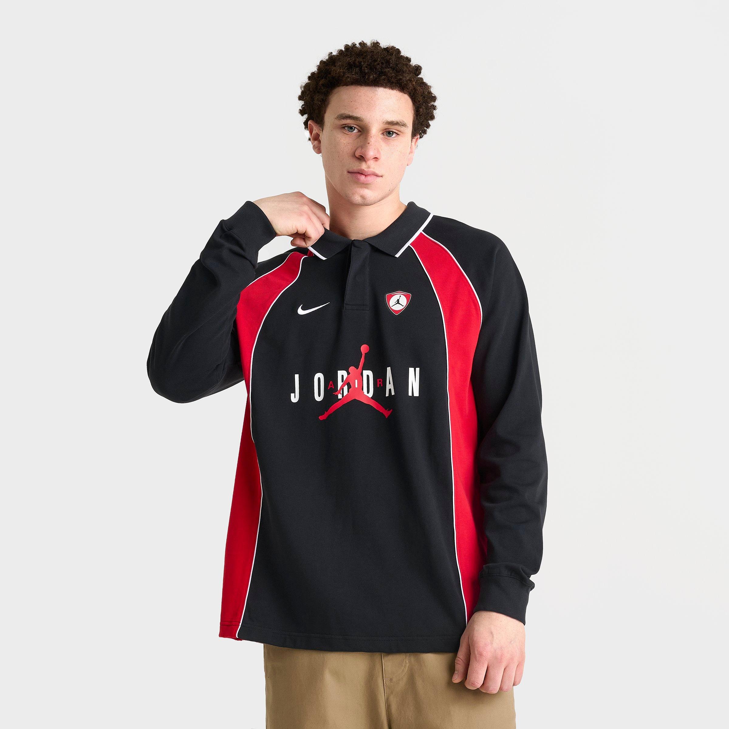 Men's Jordan Flight Long-Sleeve Polo Jersey