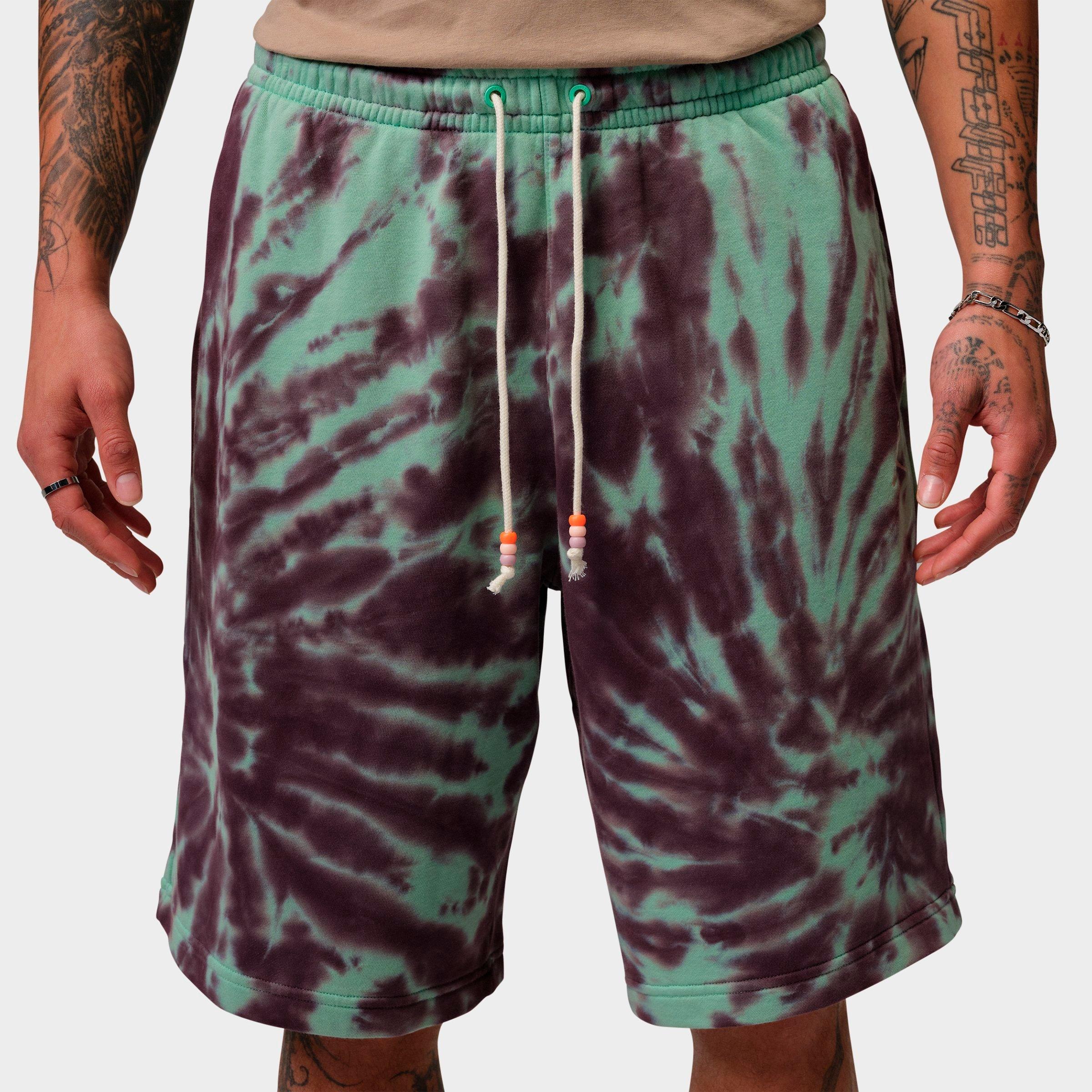 Men's Jordan Brooklyn Tie-Dye Festival Fleece Shorts