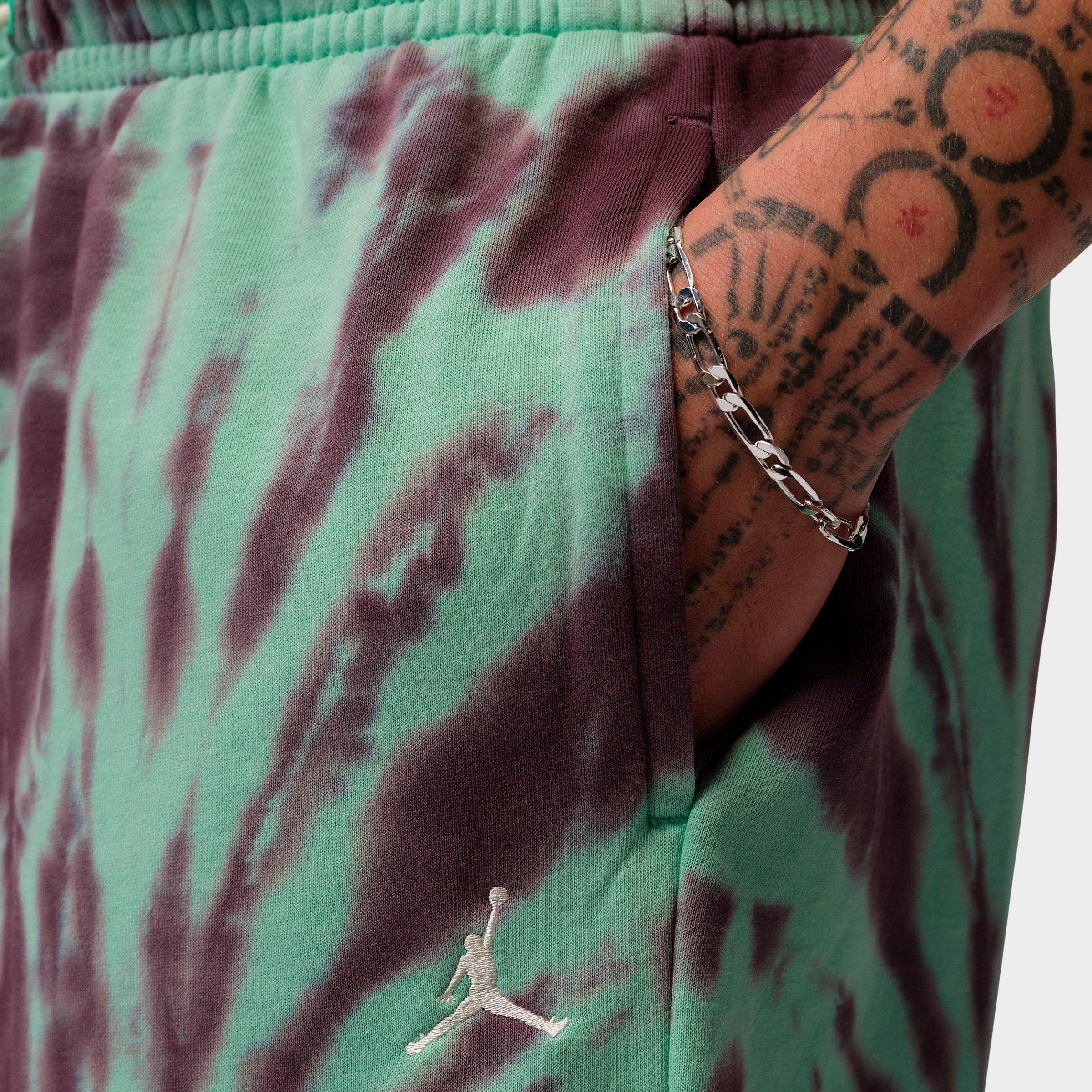 Men's Jordan Brooklyn Tie-Dye Festival Fleece Shorts