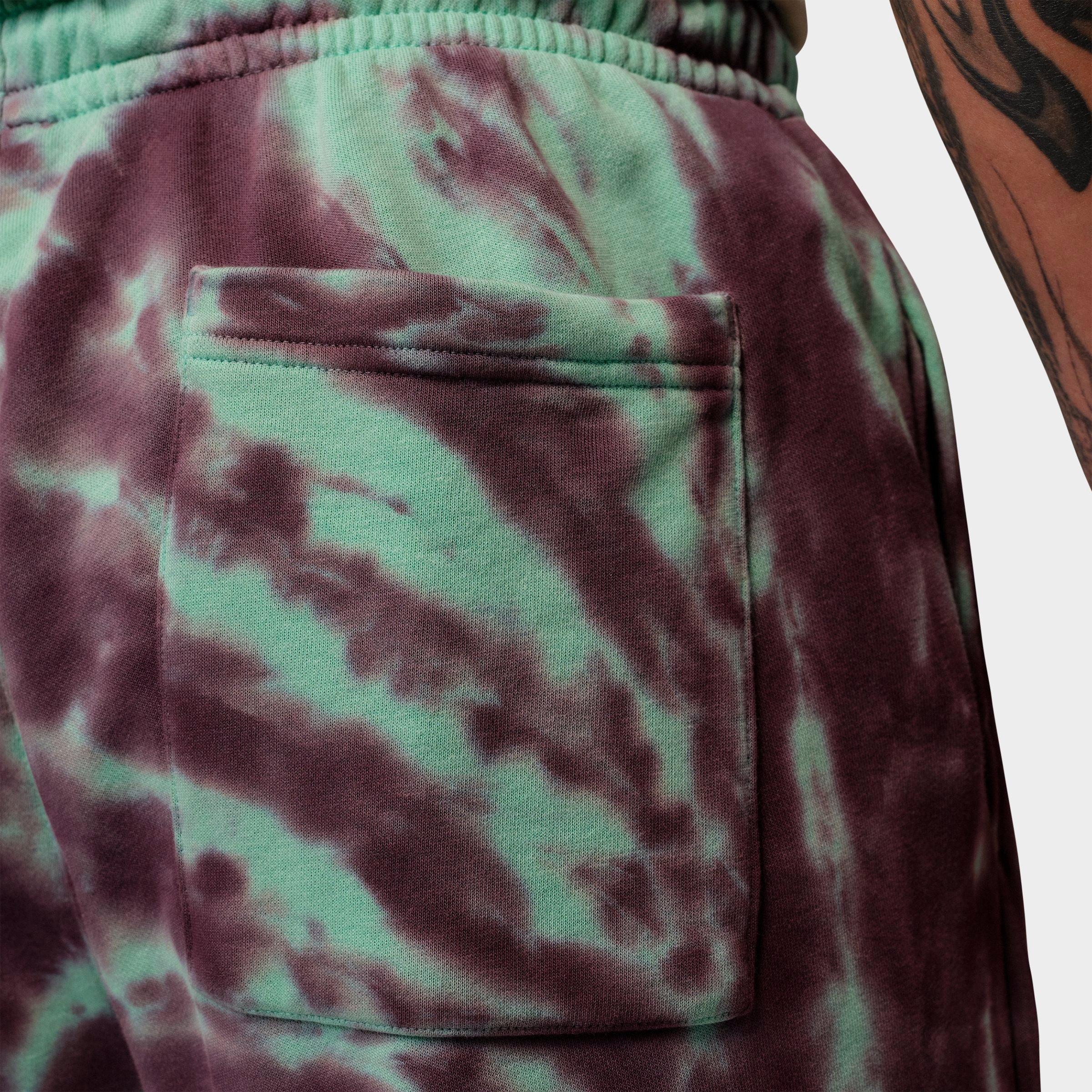 Men's Jordan Brooklyn Tie-Dye Festival Fleece Shorts