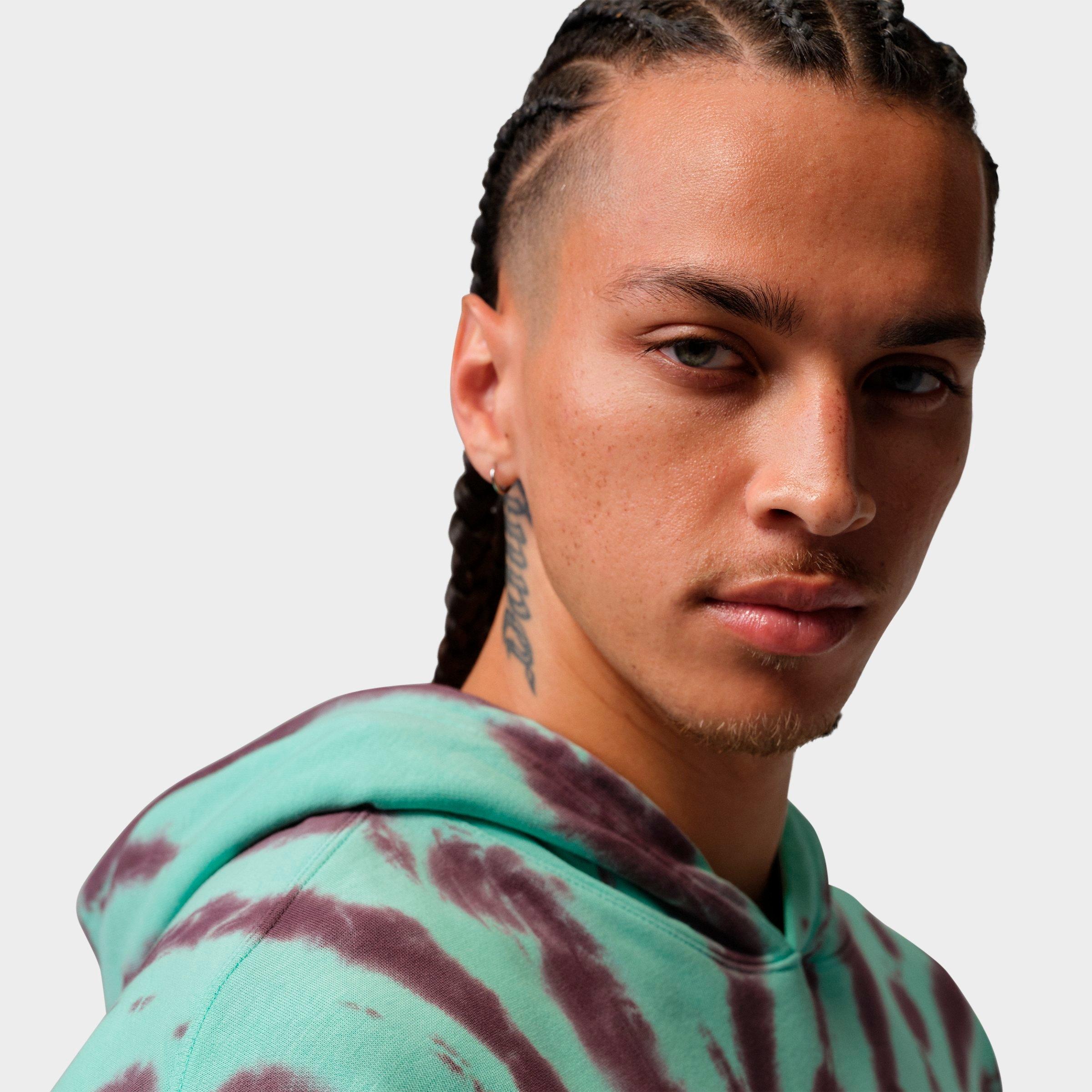 Men's Jordan Brooklyn Fleece Tie-Dye Festival Pullover Hoodie