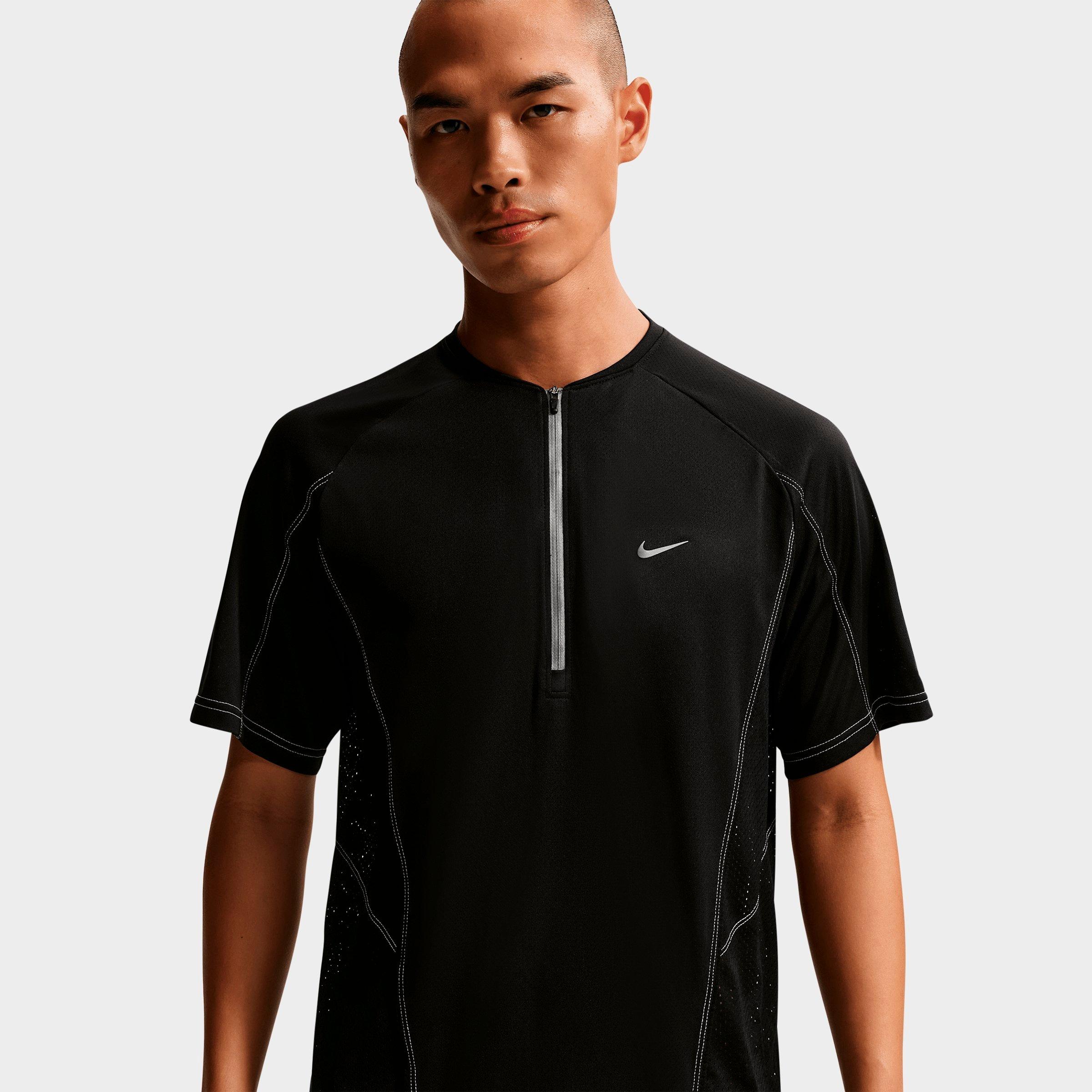Men's Nike Retro Dri-FIT Short-Sleeve Half-Zip Running Top