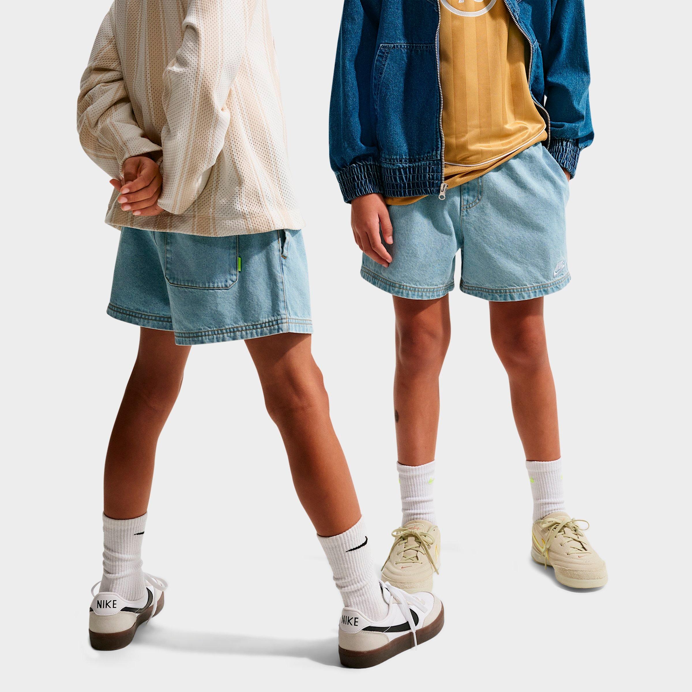 Big Kids' Nike Sportswear Collection Denim Shorts