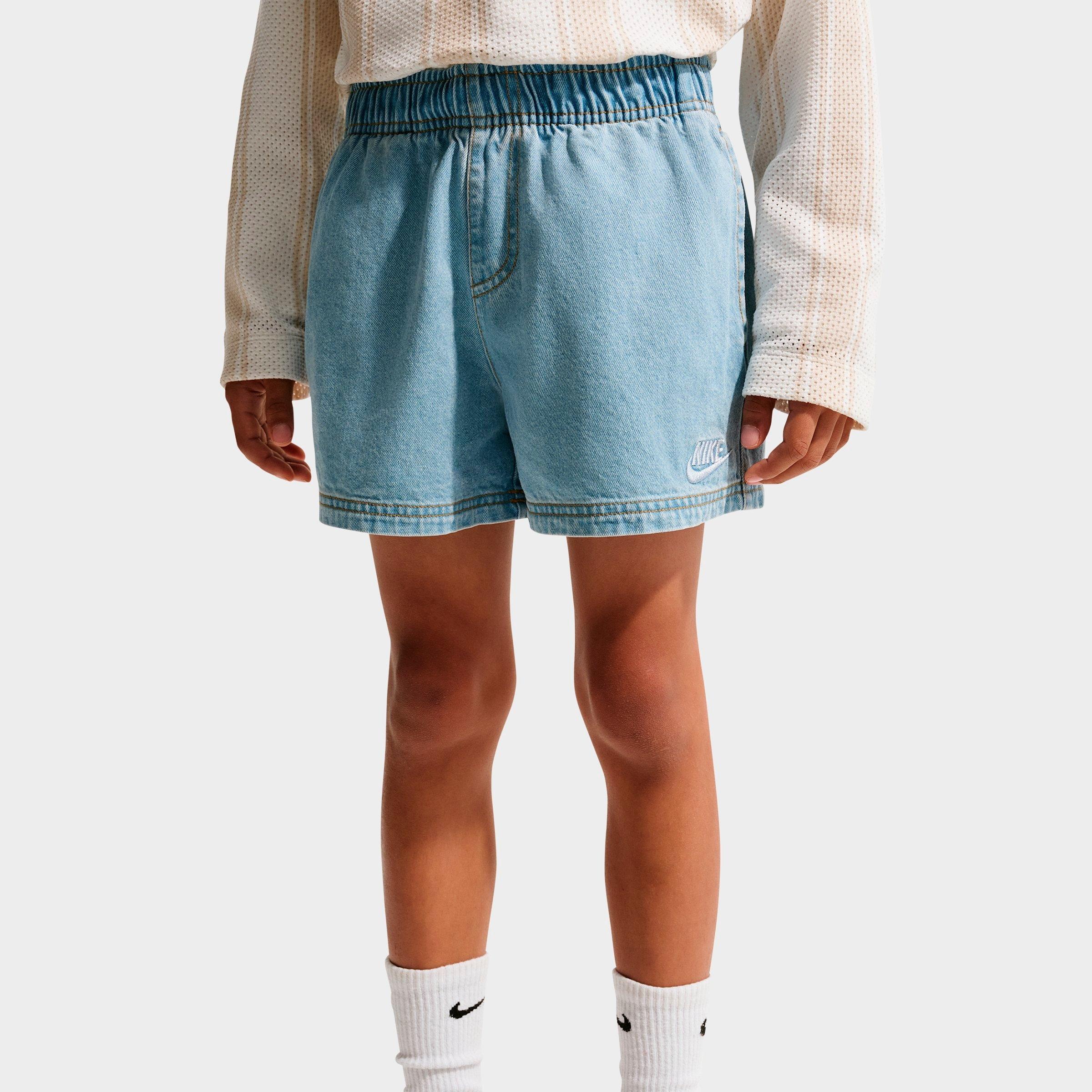 Big Kids' Nike Sportswear Collection Denim Shorts