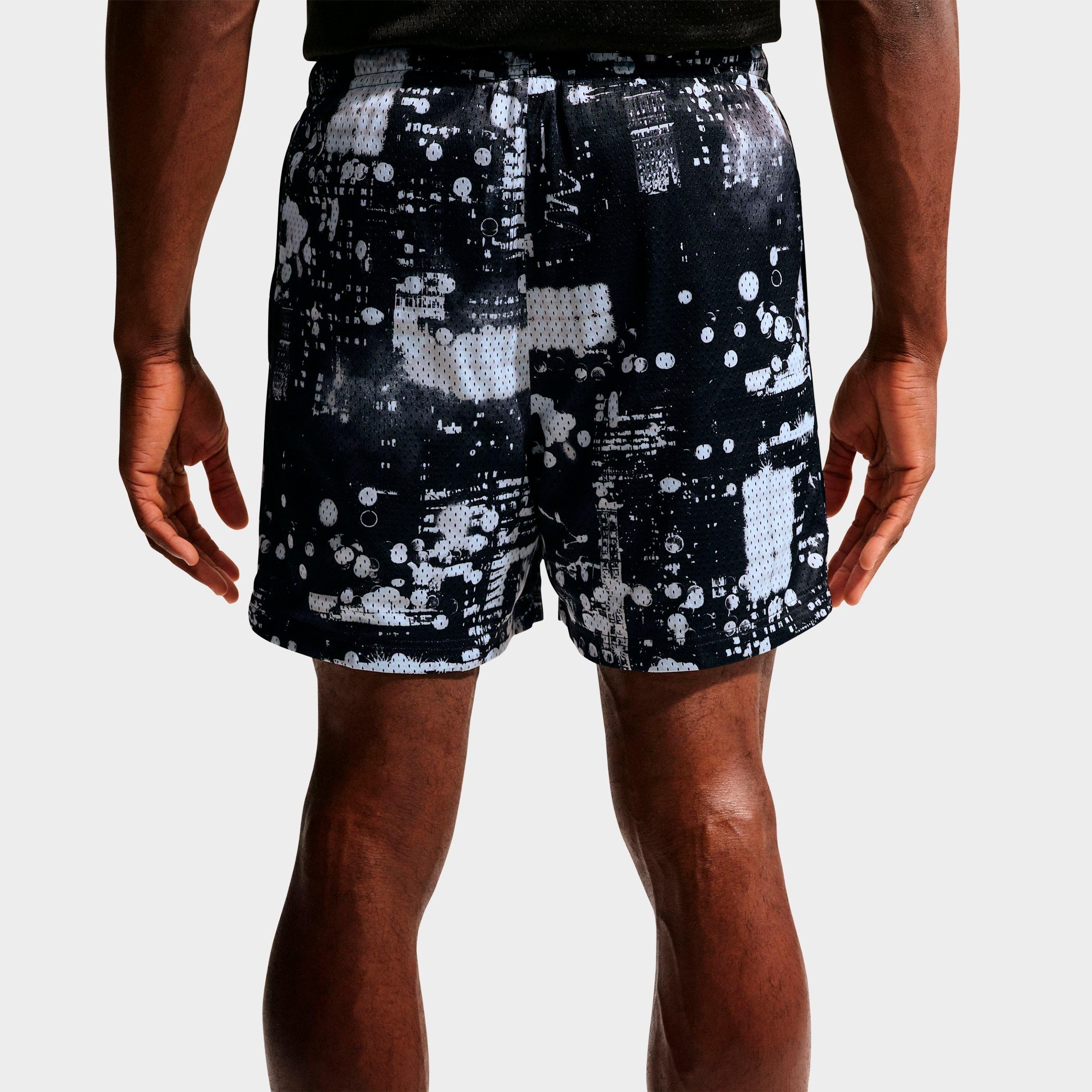 Men's Nike Standard Issue Dri-FIT Allover Print 5" Mesh Basketball Shorts