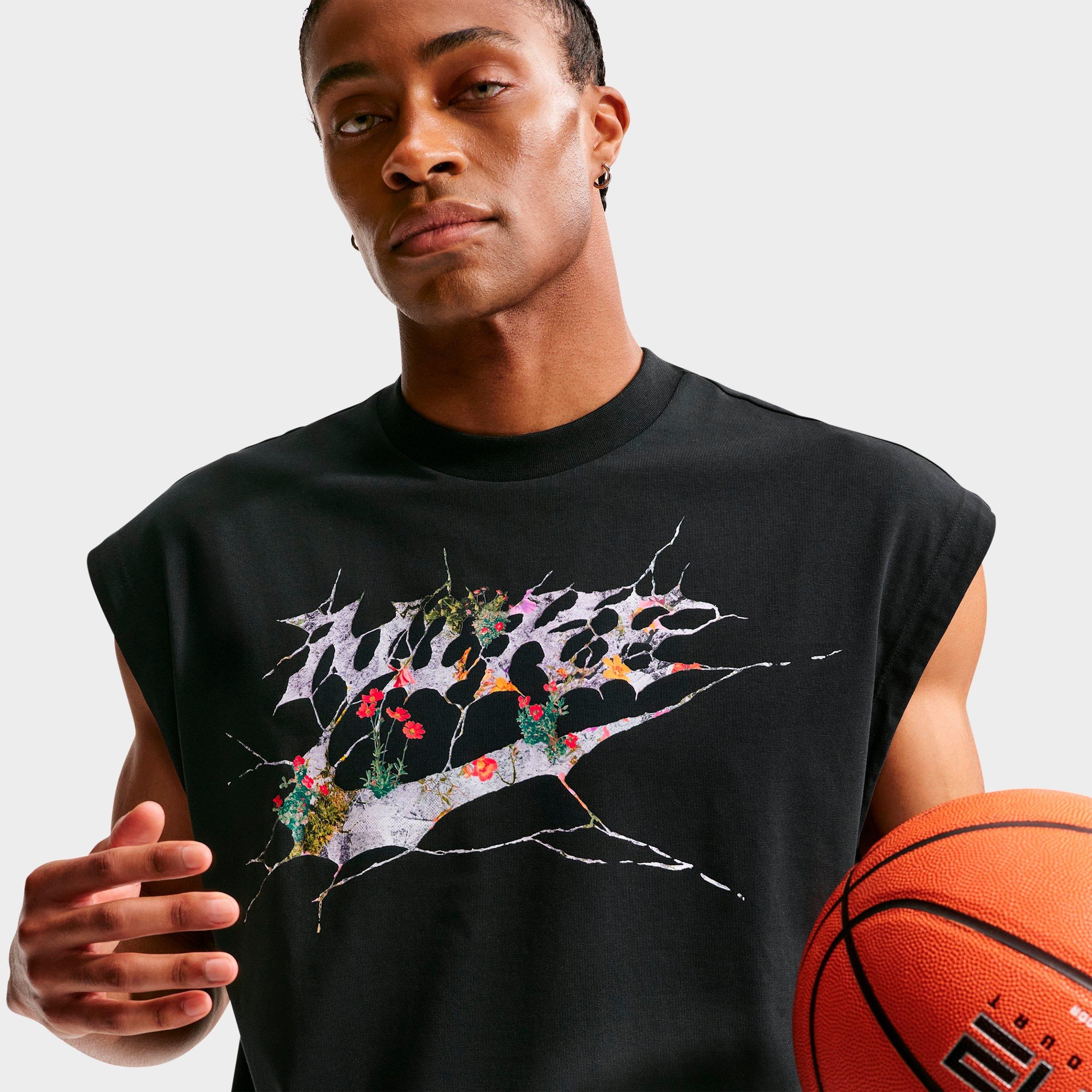 Men's Nike Standard Issue Dri-FIT Floral Graphic Sleeveless Basketball Top