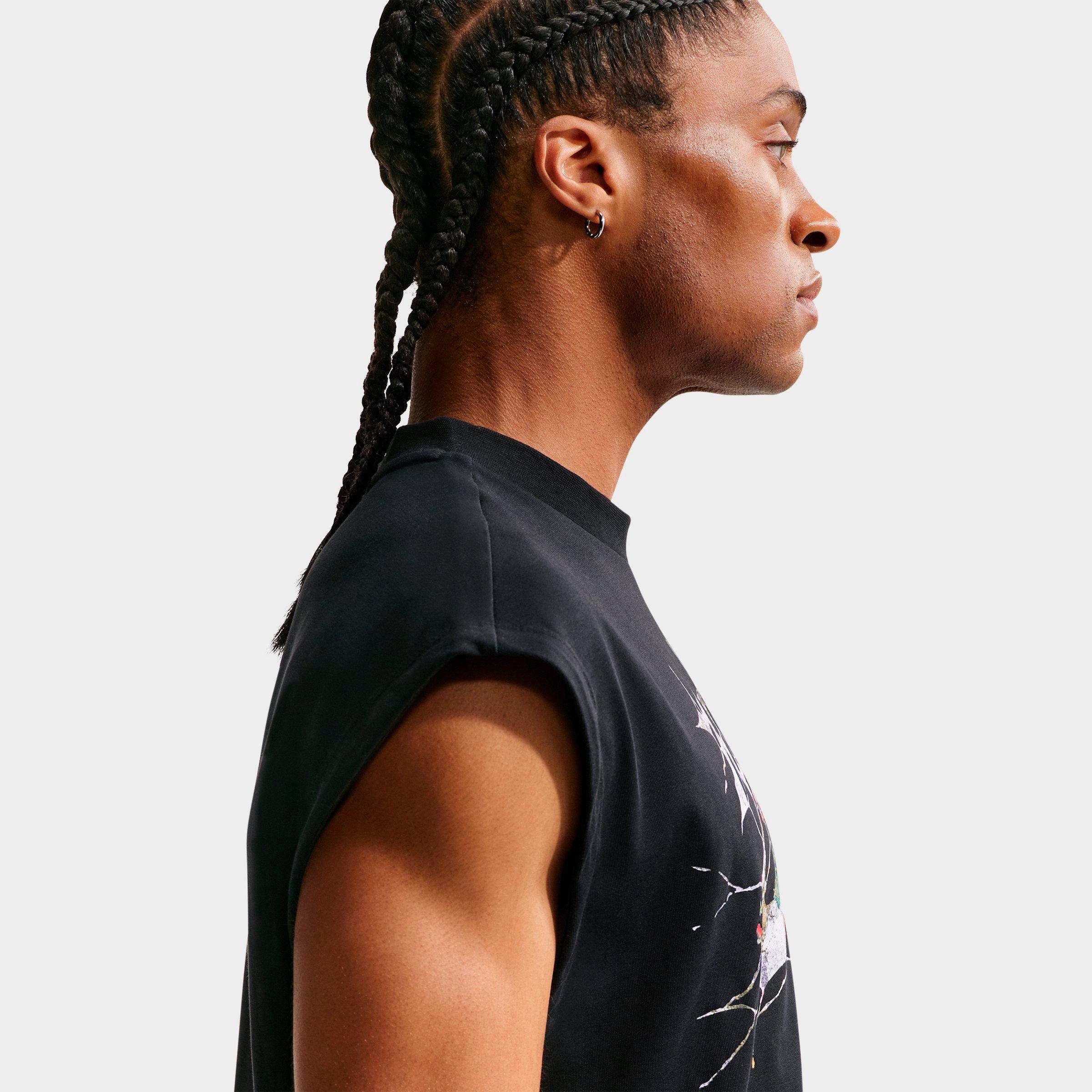 Men's Nike Standard Issue Dri-FIT Floral Graphic Sleeveless Basketball Top