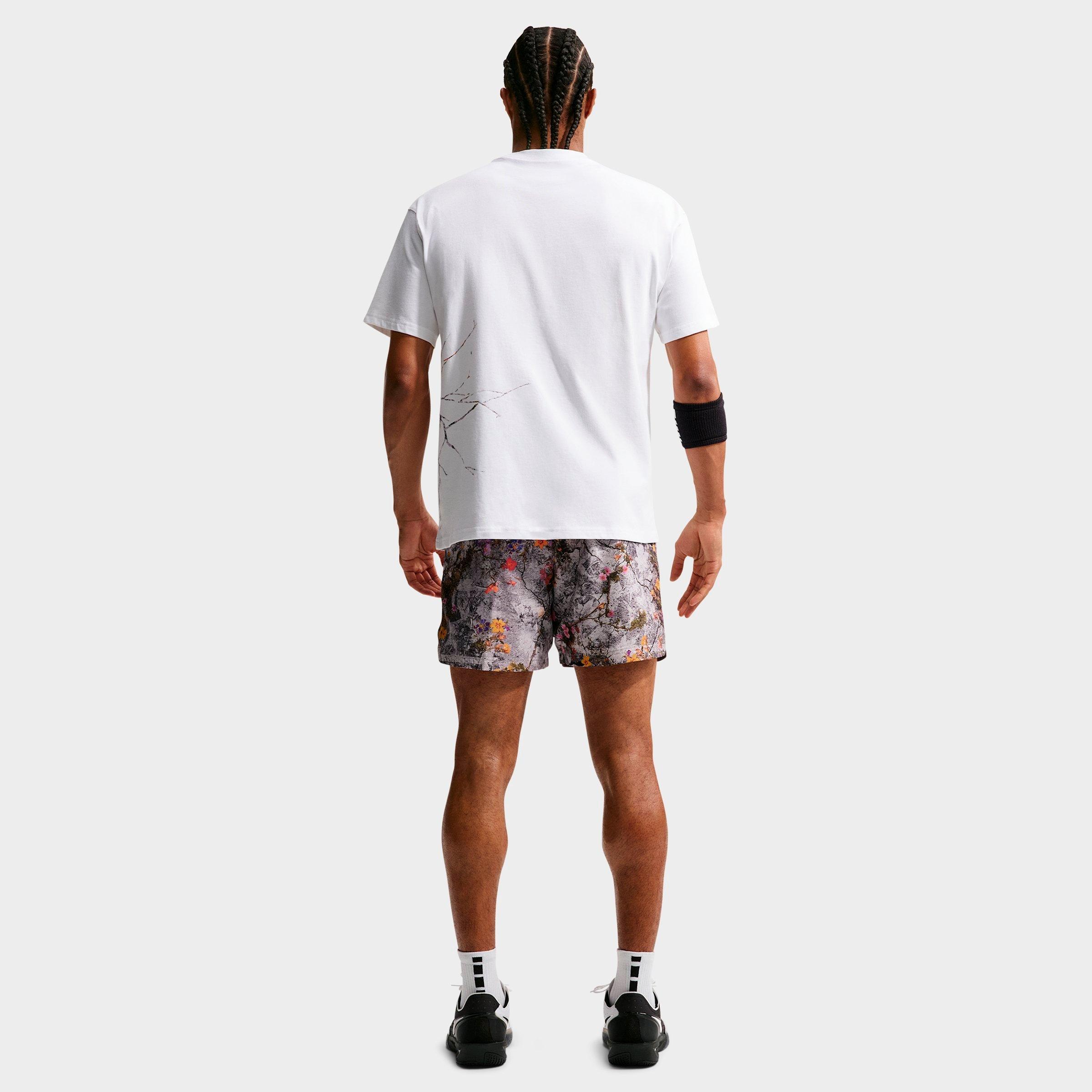 Men's Nike Standard Issue Dri-FIT 5" Practice Graphic Print Woven Basketball Shorts