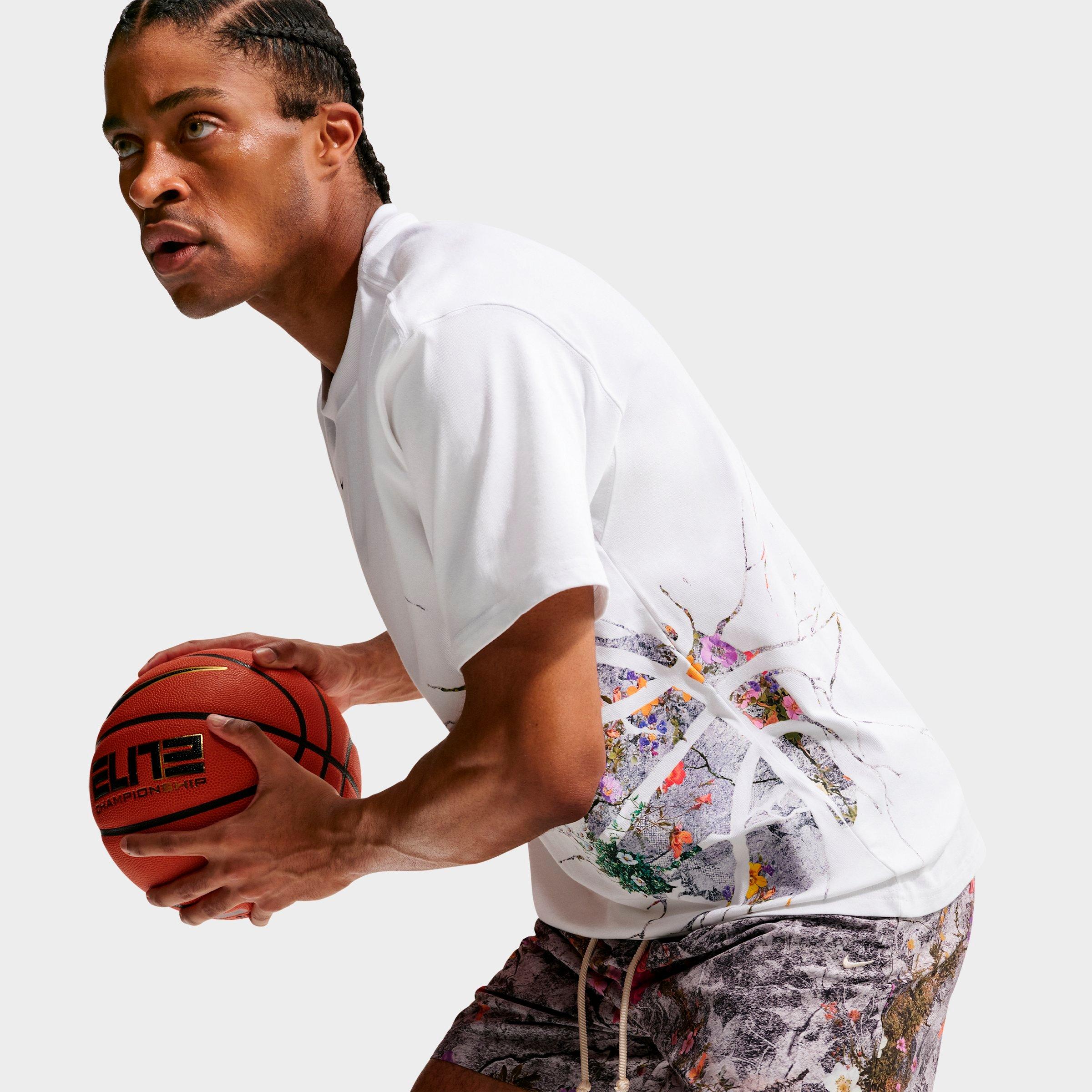 Men's Nike Standard Issue Dri-FIT 5" Practice Graphic Print Woven Basketball Shorts