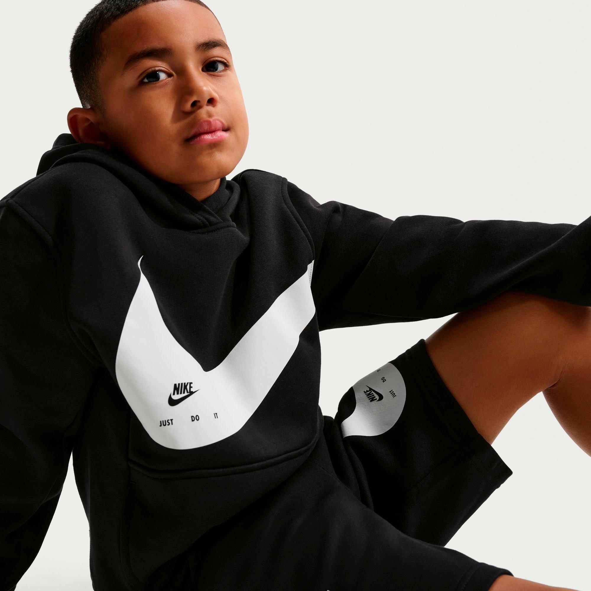 Big Kids' Nike Sportswear Swoosh Club French Terry Shorts