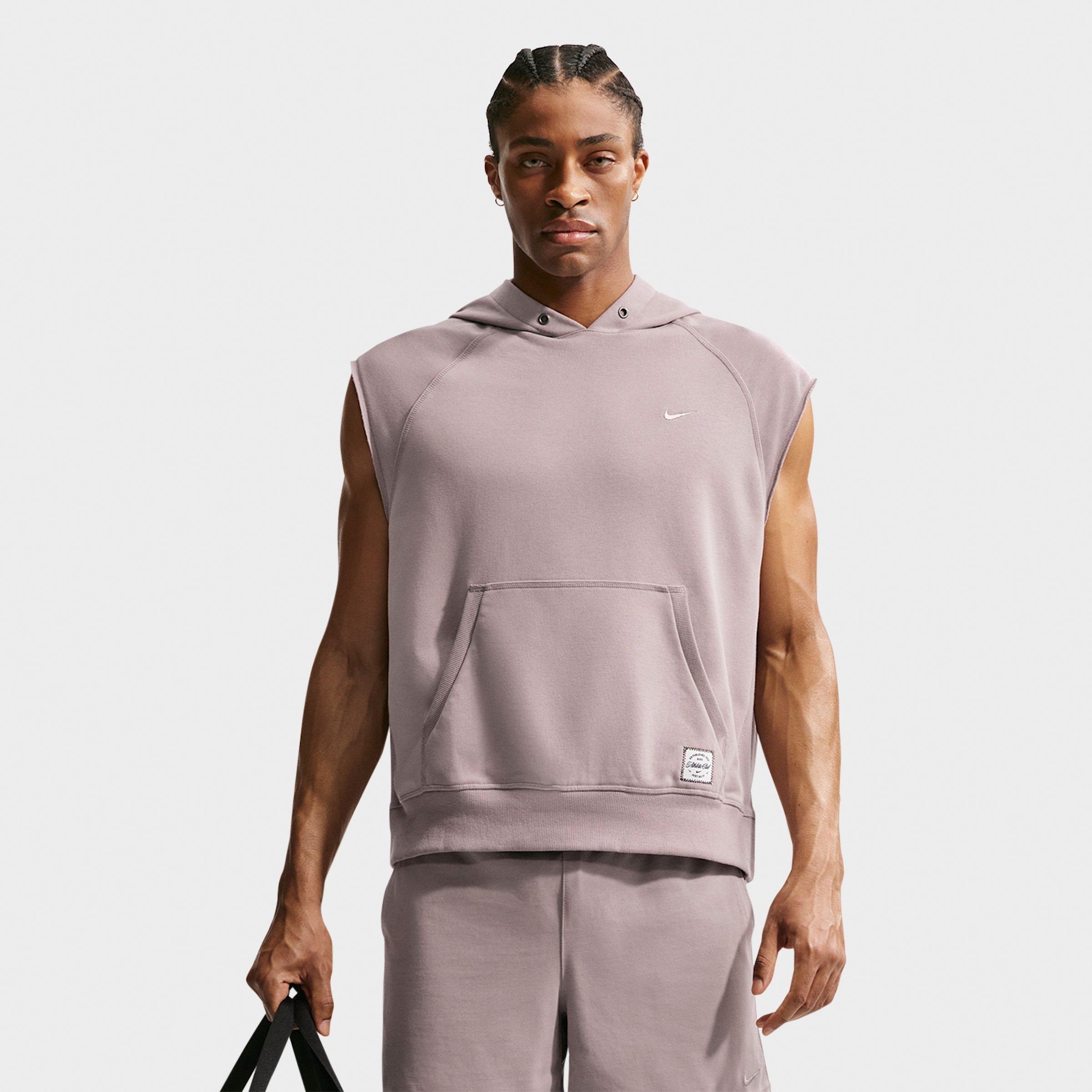 Men's Nike N.A.C. Dri-FIT Fleece Sleeveless Training Hoodie | JD