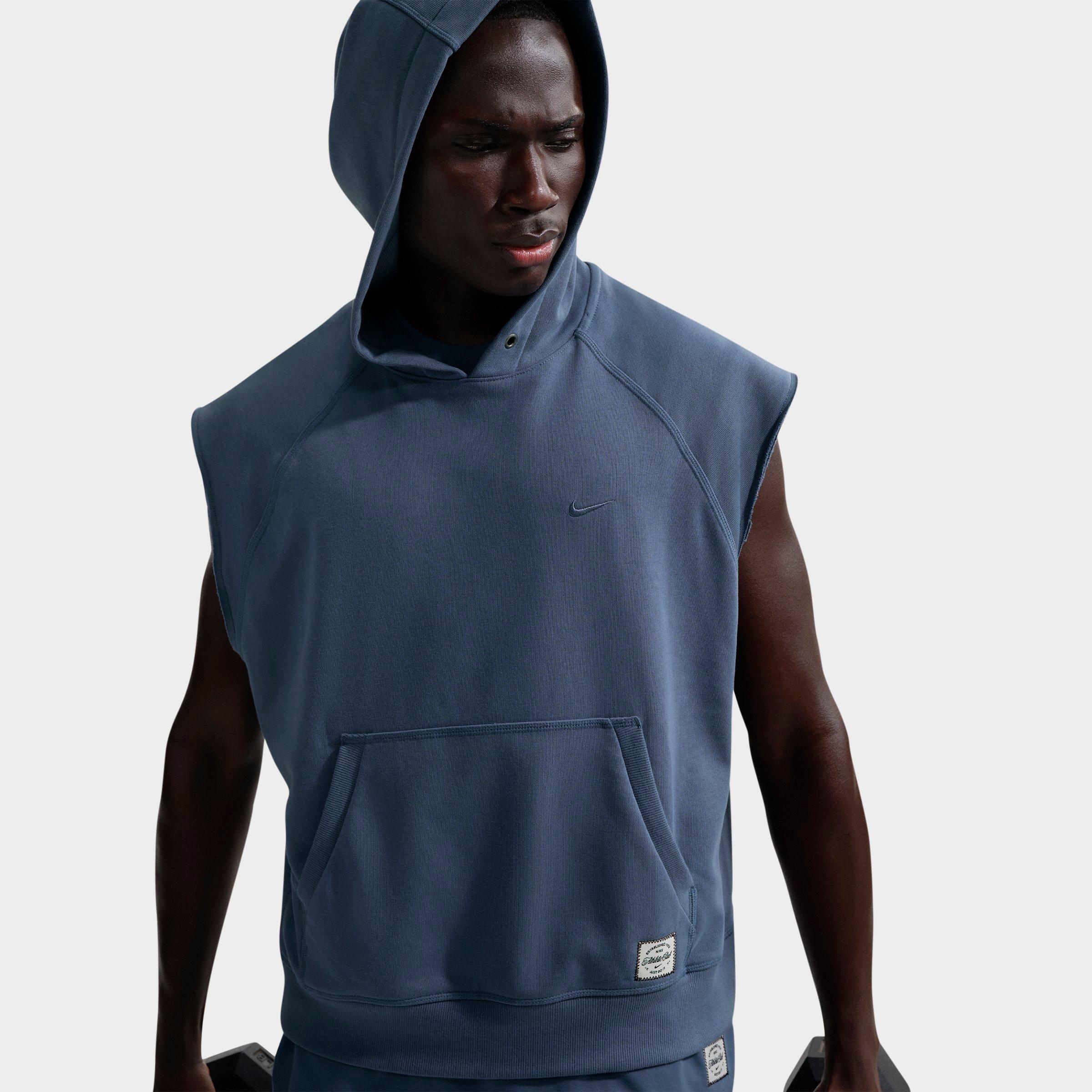 Men's Nike N.A.C. Dri-FIT Fleece Sleeveless Training Hoodie