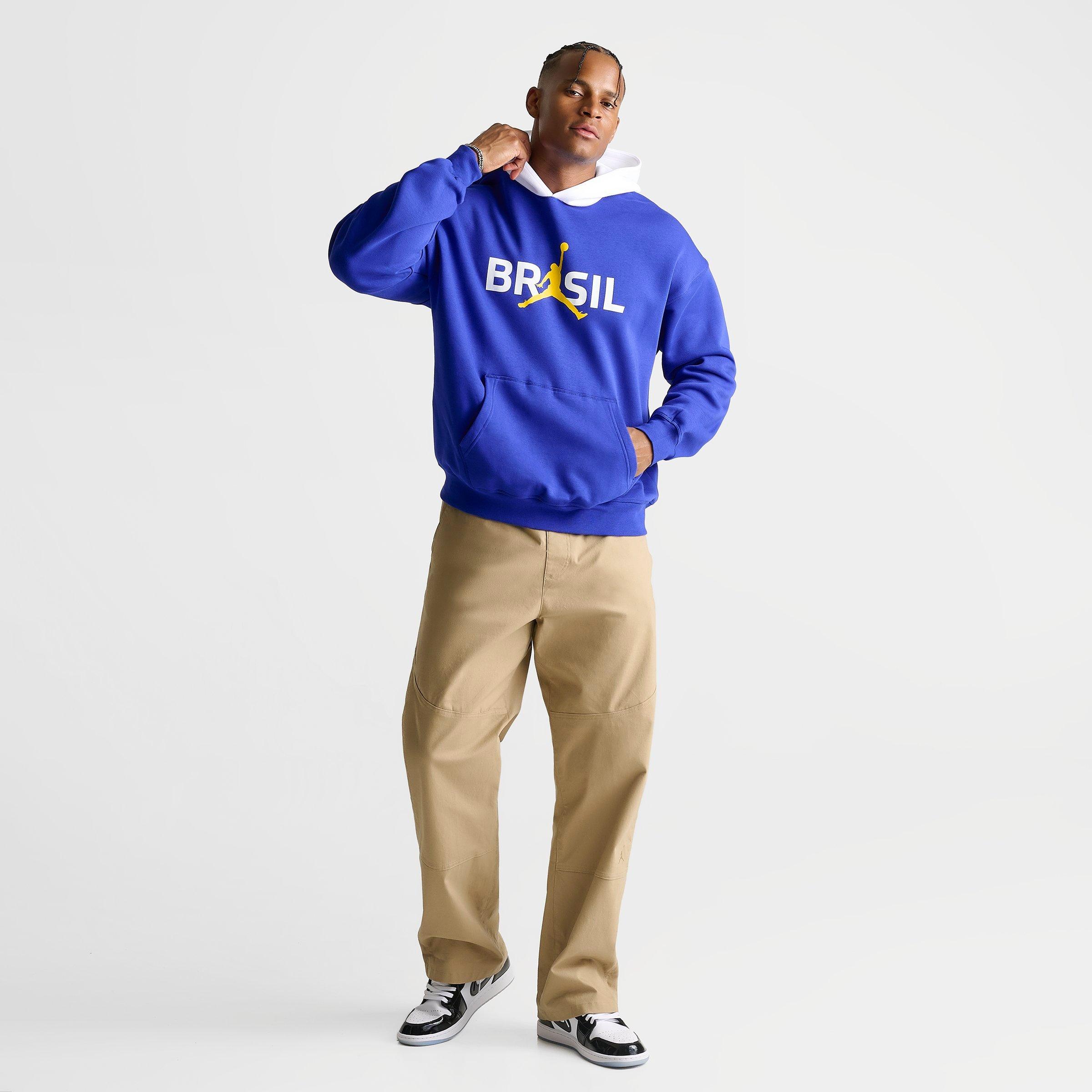Men's Jordan Brazil Brooklyn Fleece Pullover Hoodie